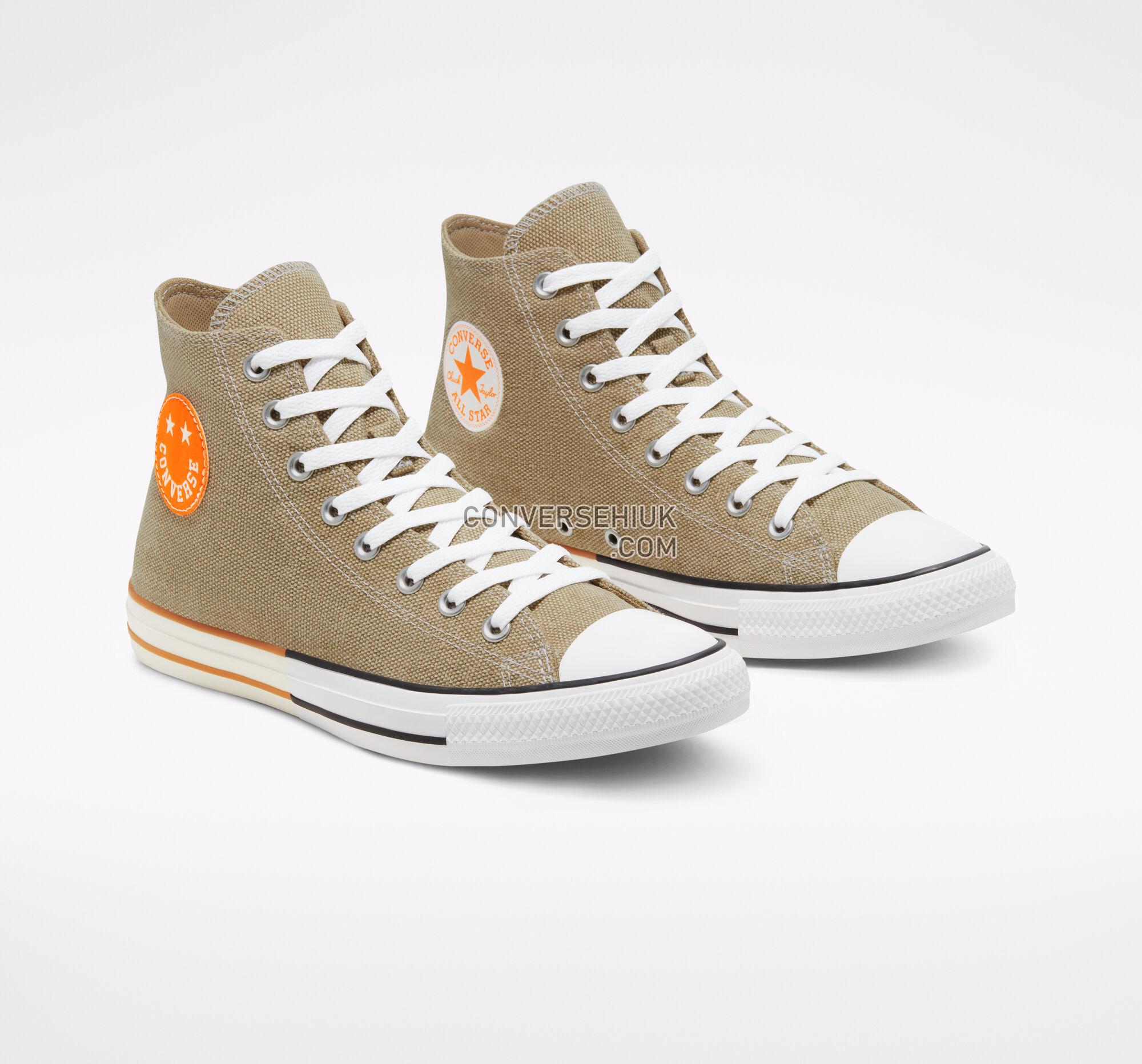 Converse Happy Camper Chuck Taylor All Star Khaki/Total Orange/White 167658F Shoes