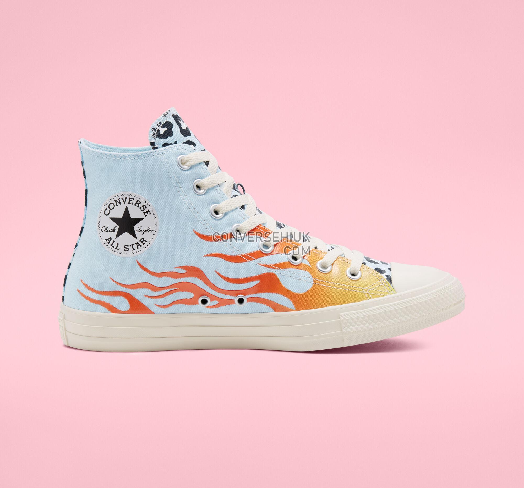 Converse Twisted Archive Prints Chuck Taylor All Star Agate Blue/Black/Total Orange 167927C Shoes