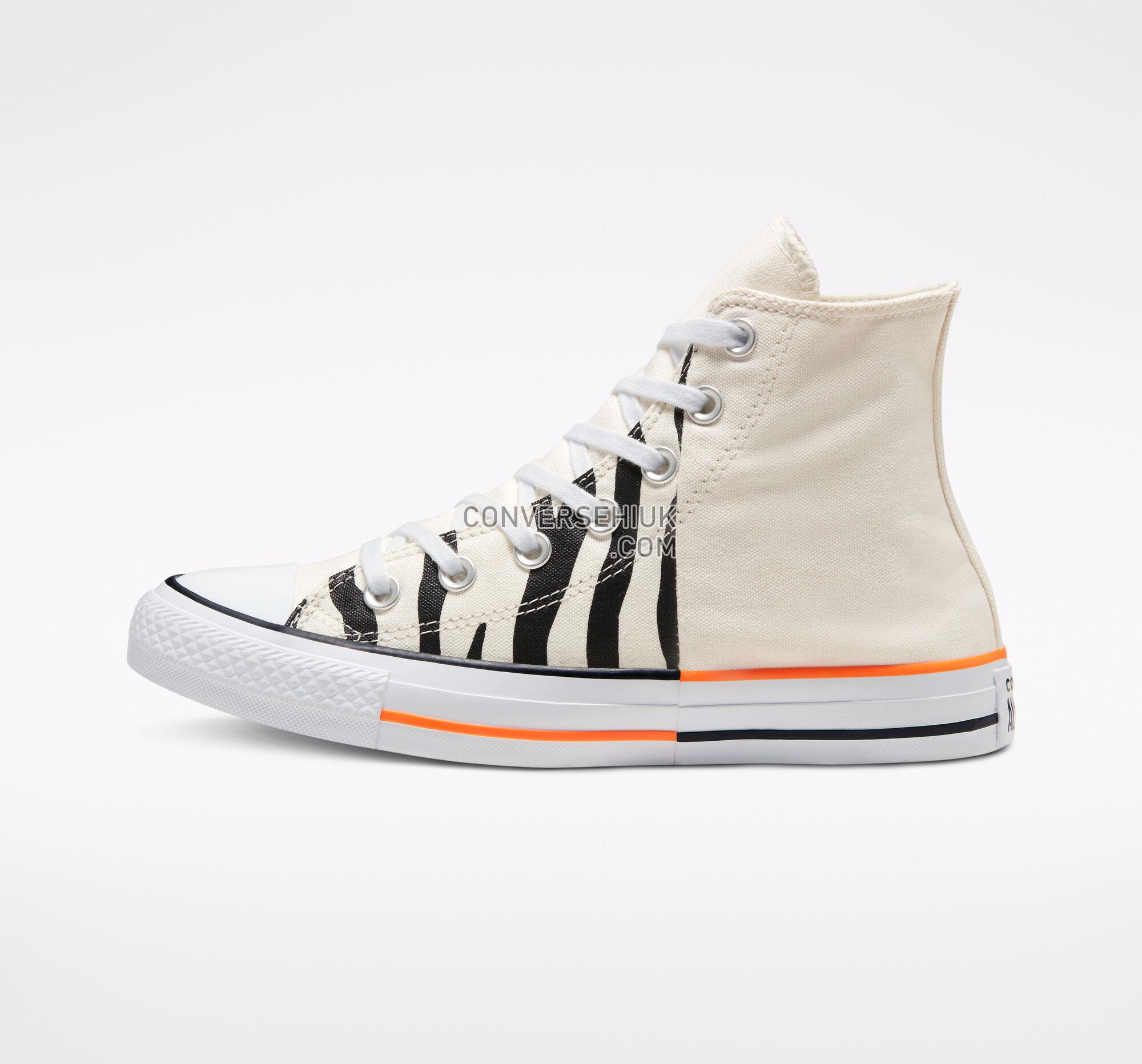 Converse Twisted Summer Chuck Taylor All Star Egret/Total Orange/Black 167661F Shoes