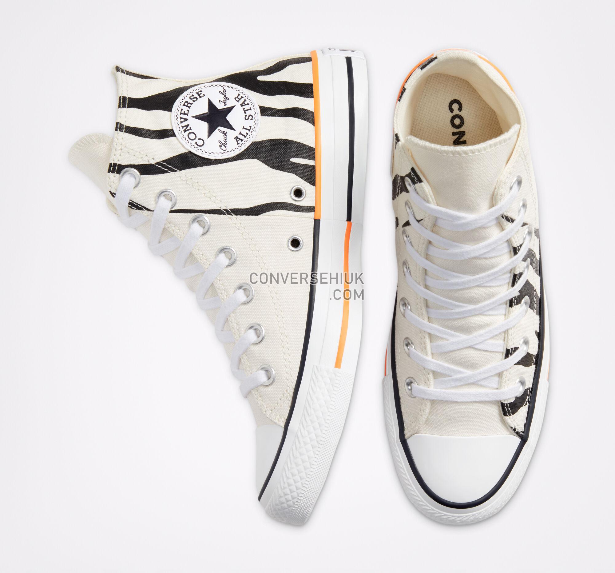 Converse Twisted Summer Chuck Taylor All Star Egret/Total Orange/Black 167661F Shoes