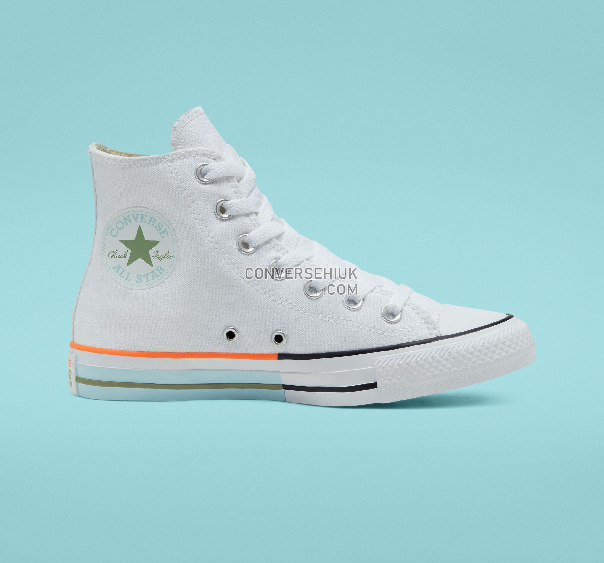 Converse Twisted Summer Chuck Taylor All Star White/Street Sage/Agate Blue 167751F Shoes