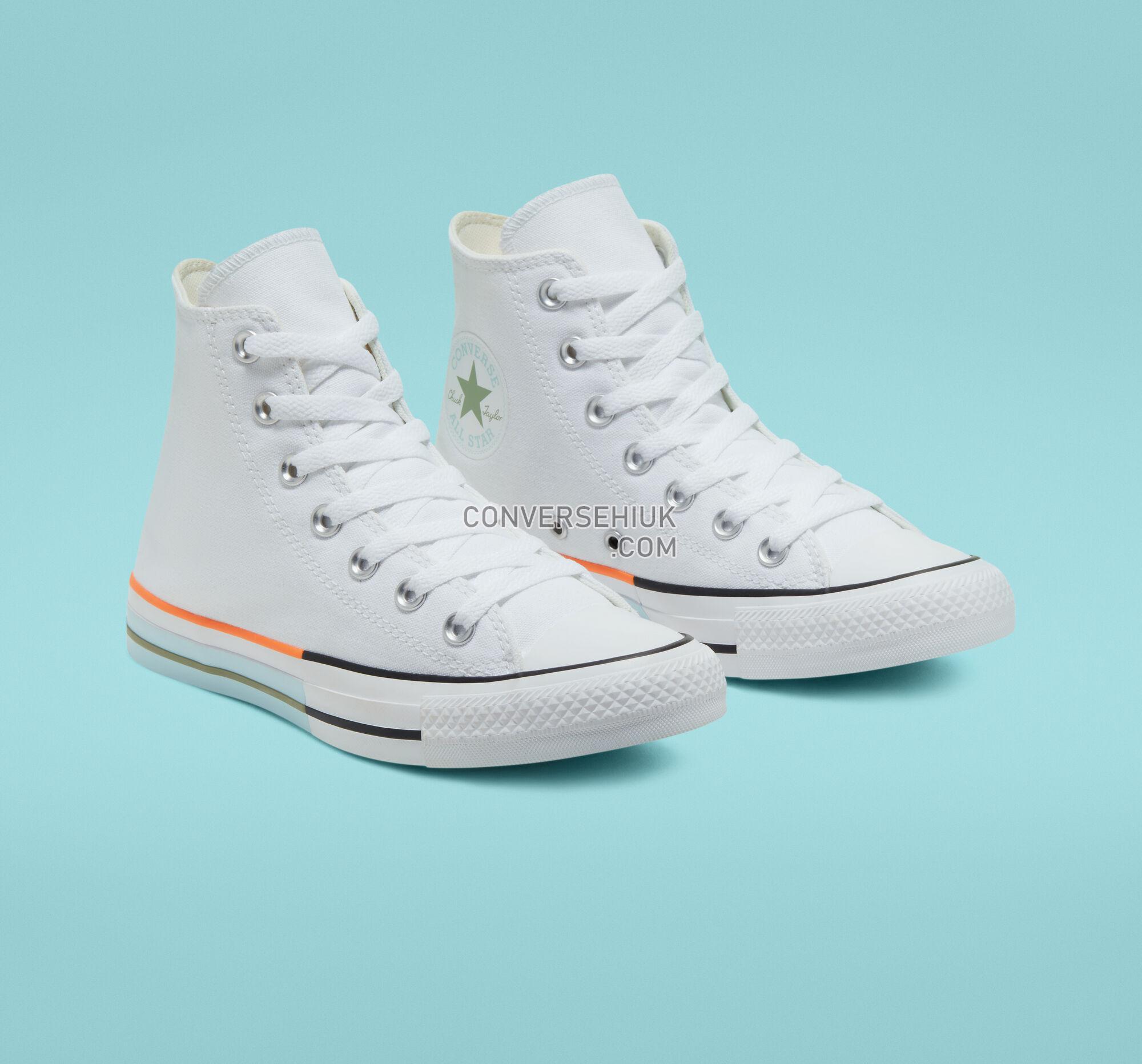 Converse Twisted Summer Chuck Taylor All Star White/Street Sage/Agate Blue 167751F Shoes