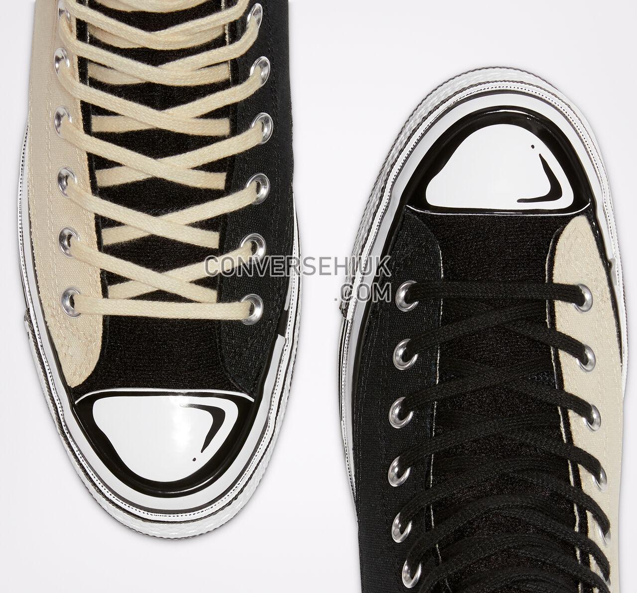 Converse x Joshua Vides Chuck 70 Black/White/Black 166558C Shoes