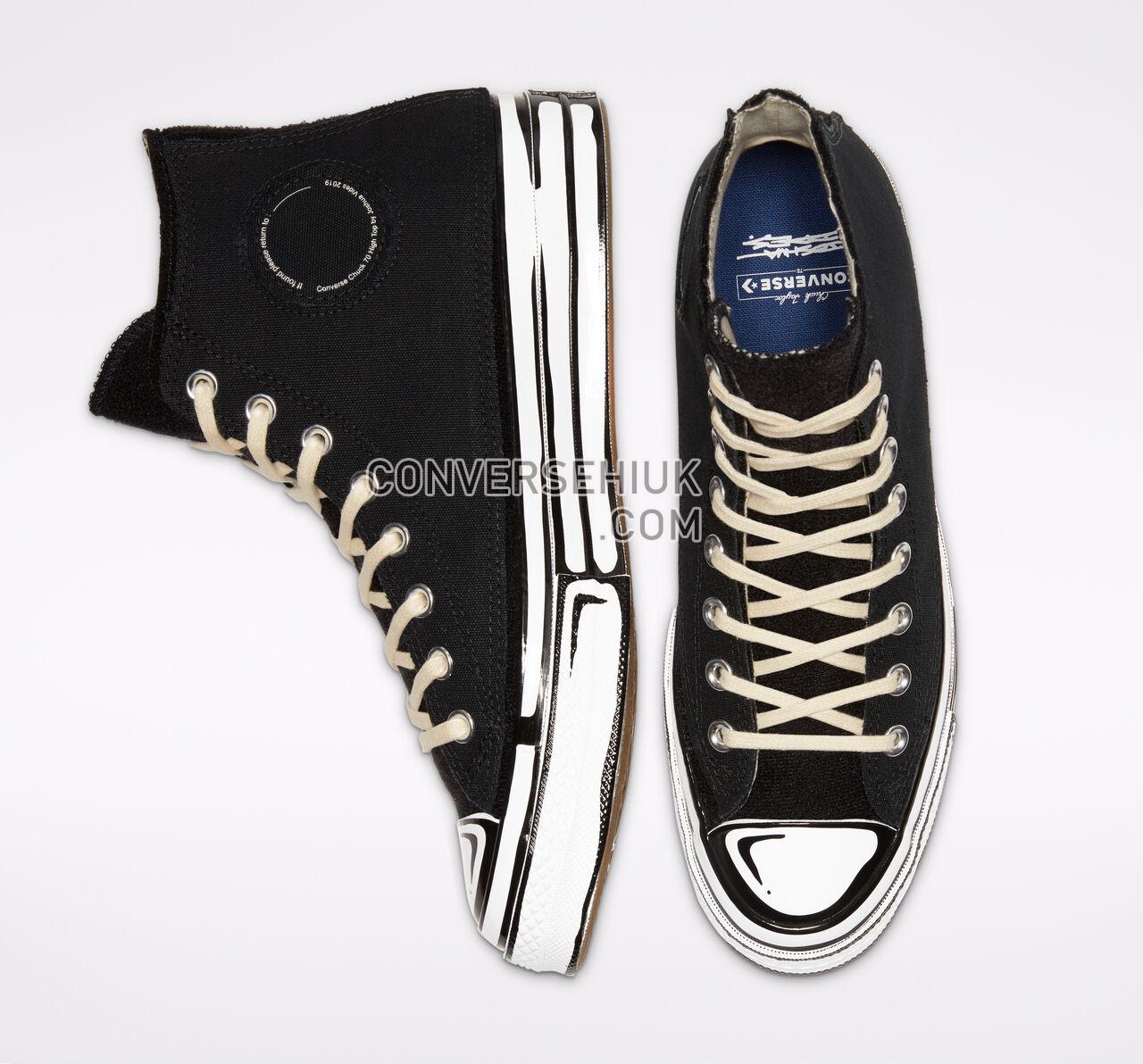 Converse x Joshua Vides Chuck 70 Black/White/Black 166558C Shoes