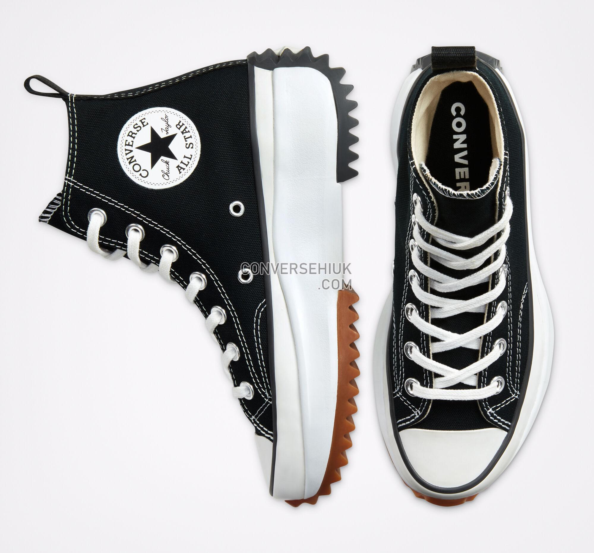 Converse Run Star Hike Black/White/Gum 166800C Shoes