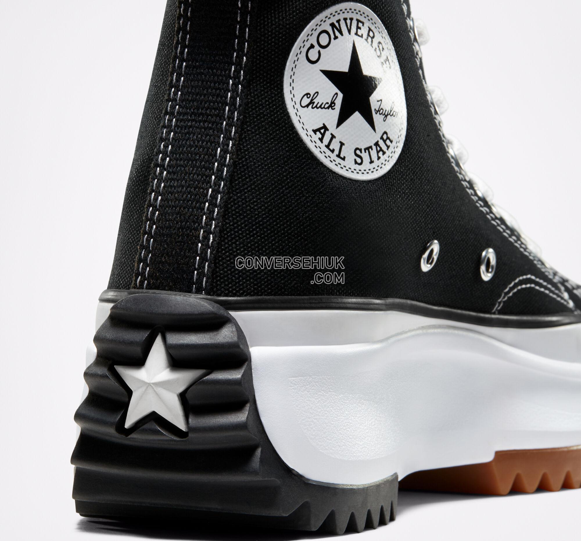 Converse Run Star Hike Black/White/Gum 166800C Shoes