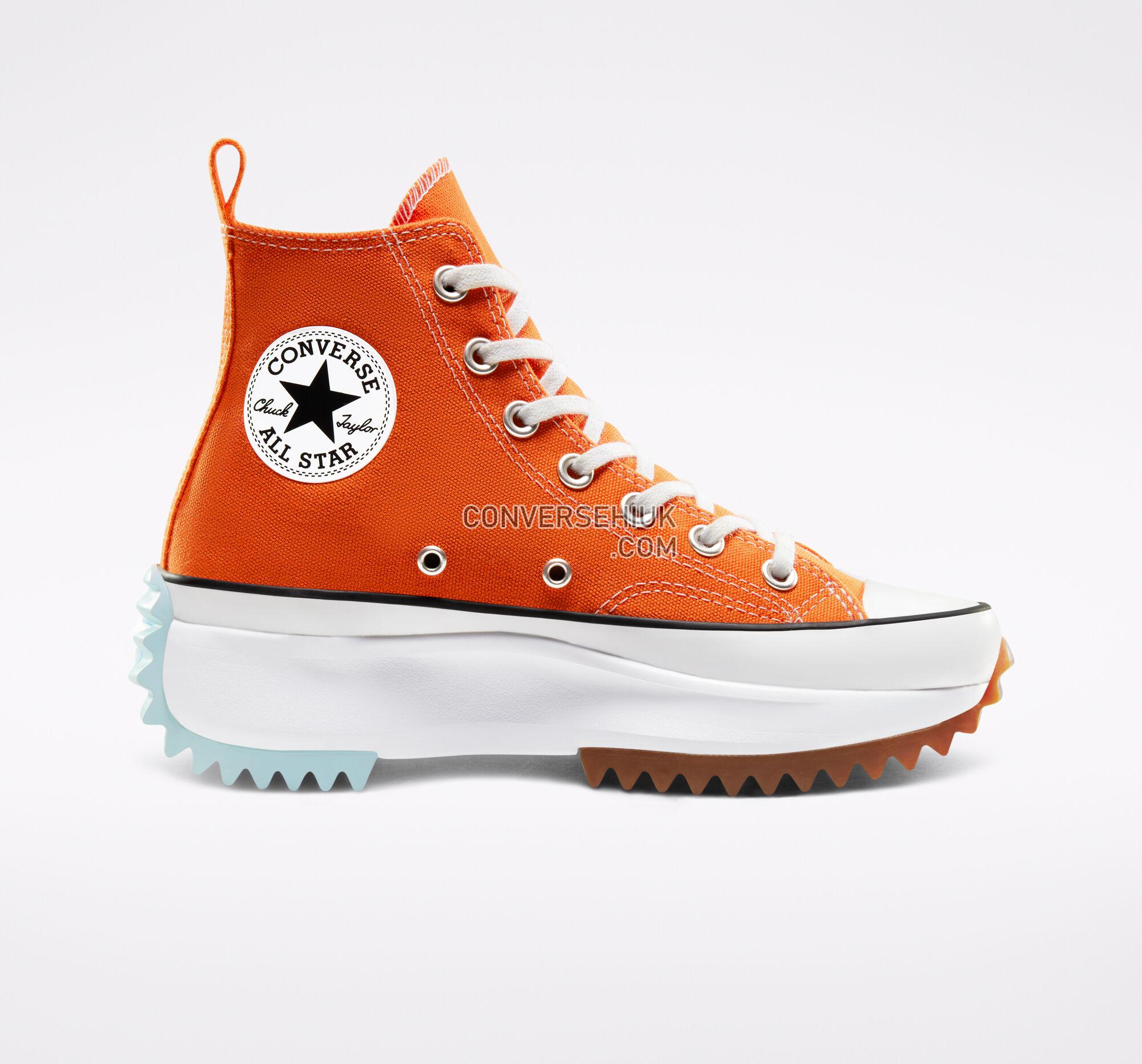 Converse Sunblocked Run Star Hike Total Orange/White/Agate Blue 168287C Shoes