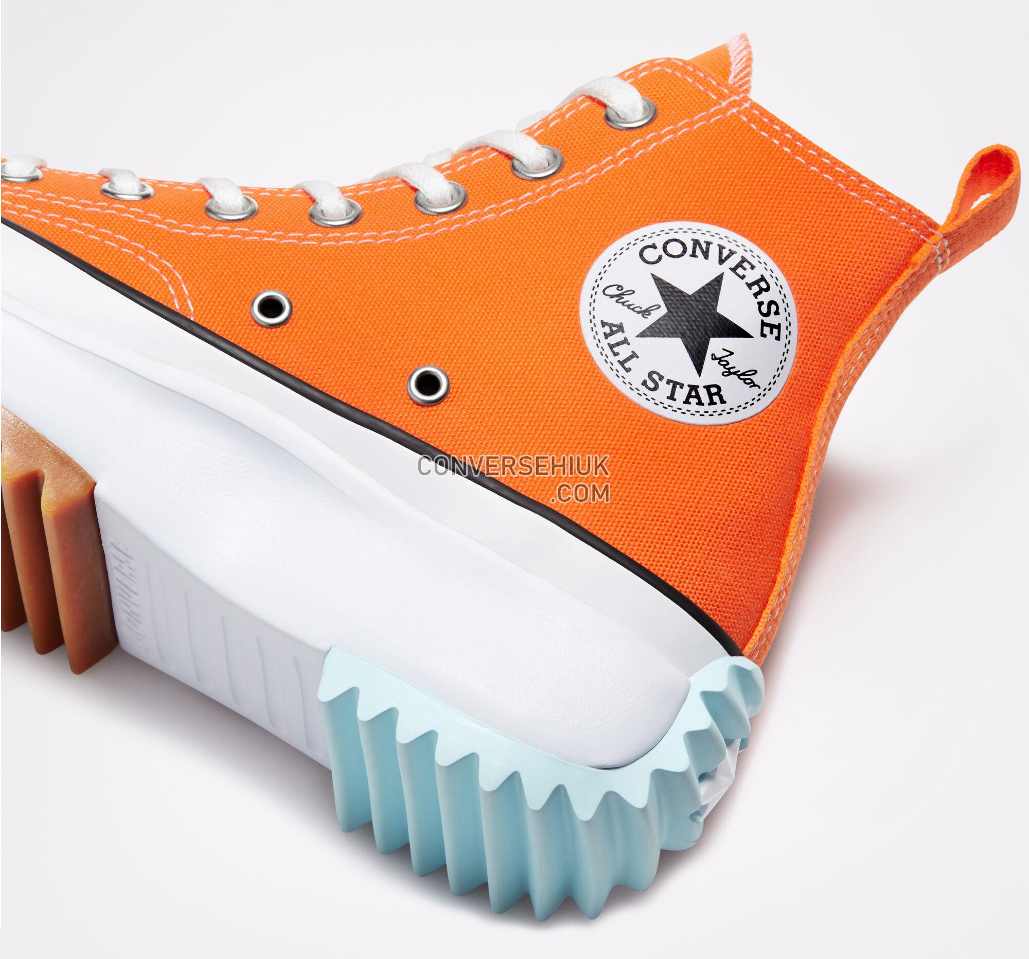 Converse Sunblocked Run Star Hike Total Orange/White/Agate Blue 168287C Shoes