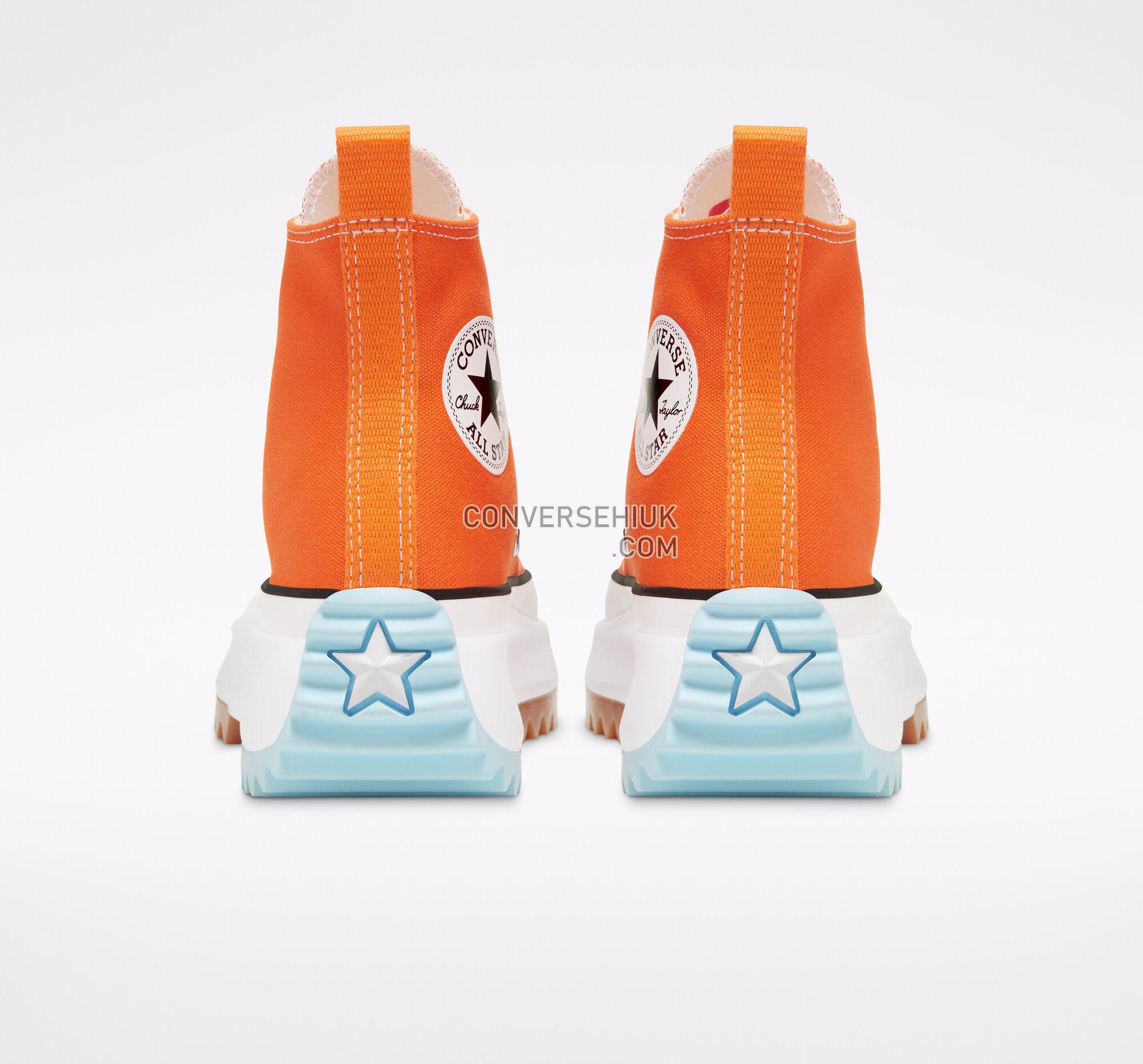 Converse Sunblocked Run Star Hike Total Orange/White/Agate Blue 168287C Shoes