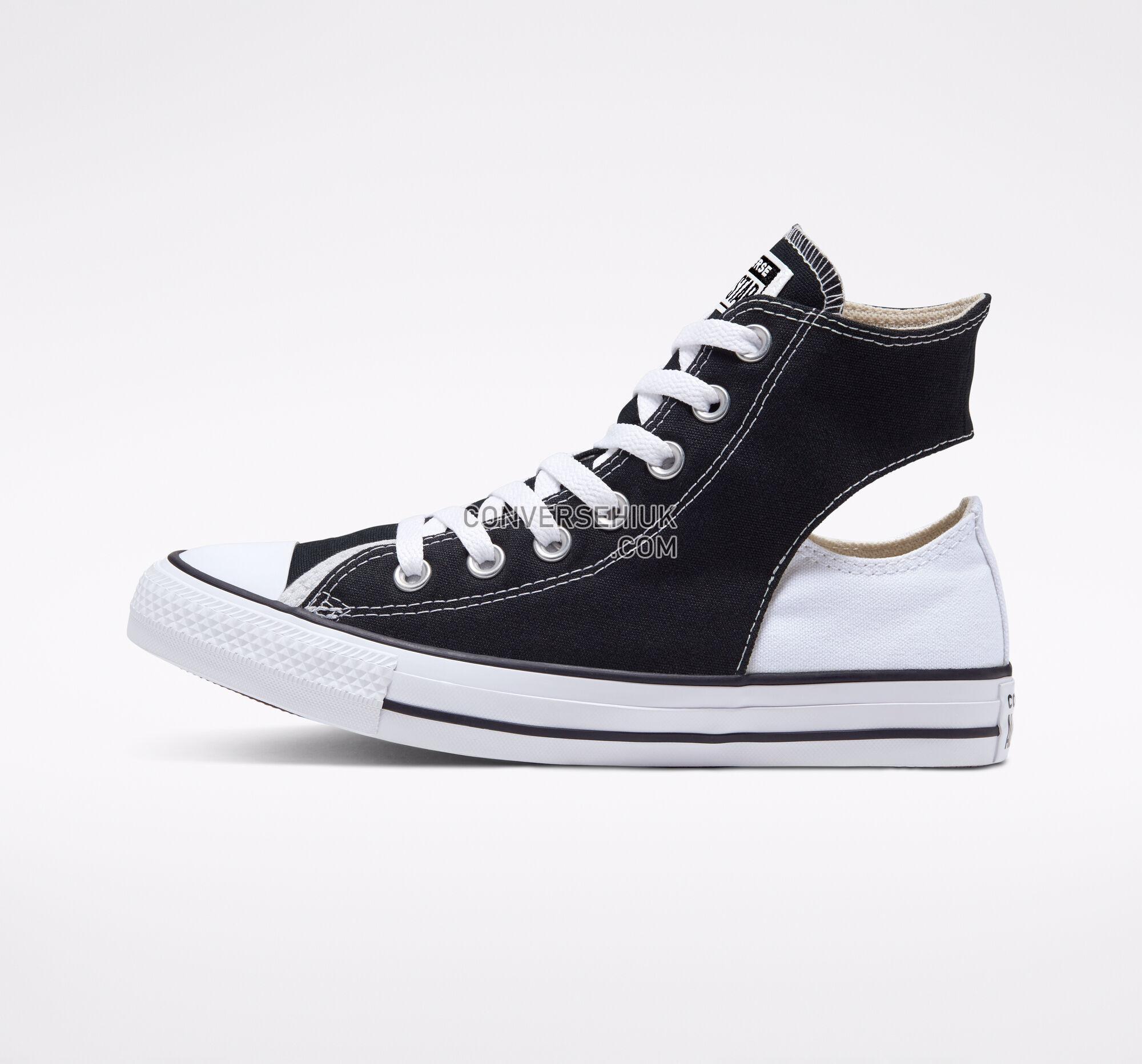 Converse Twisted Upper Chuck Taylor All Star Black/White/Black 166783F Shoes