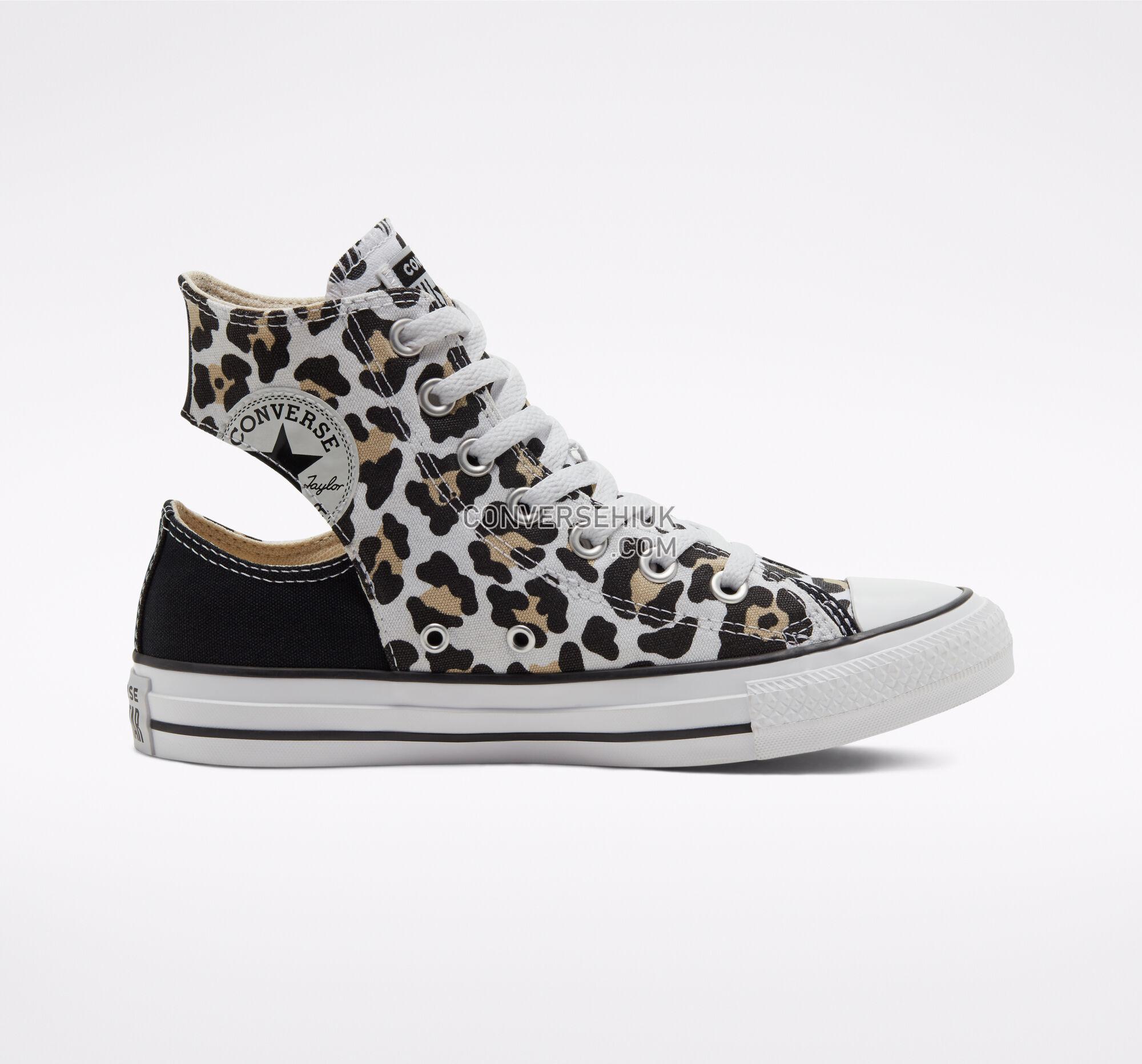 Converse Twisted Upper Chuck Taylor All Star Black/White/Desert Ore 167234C Shoes