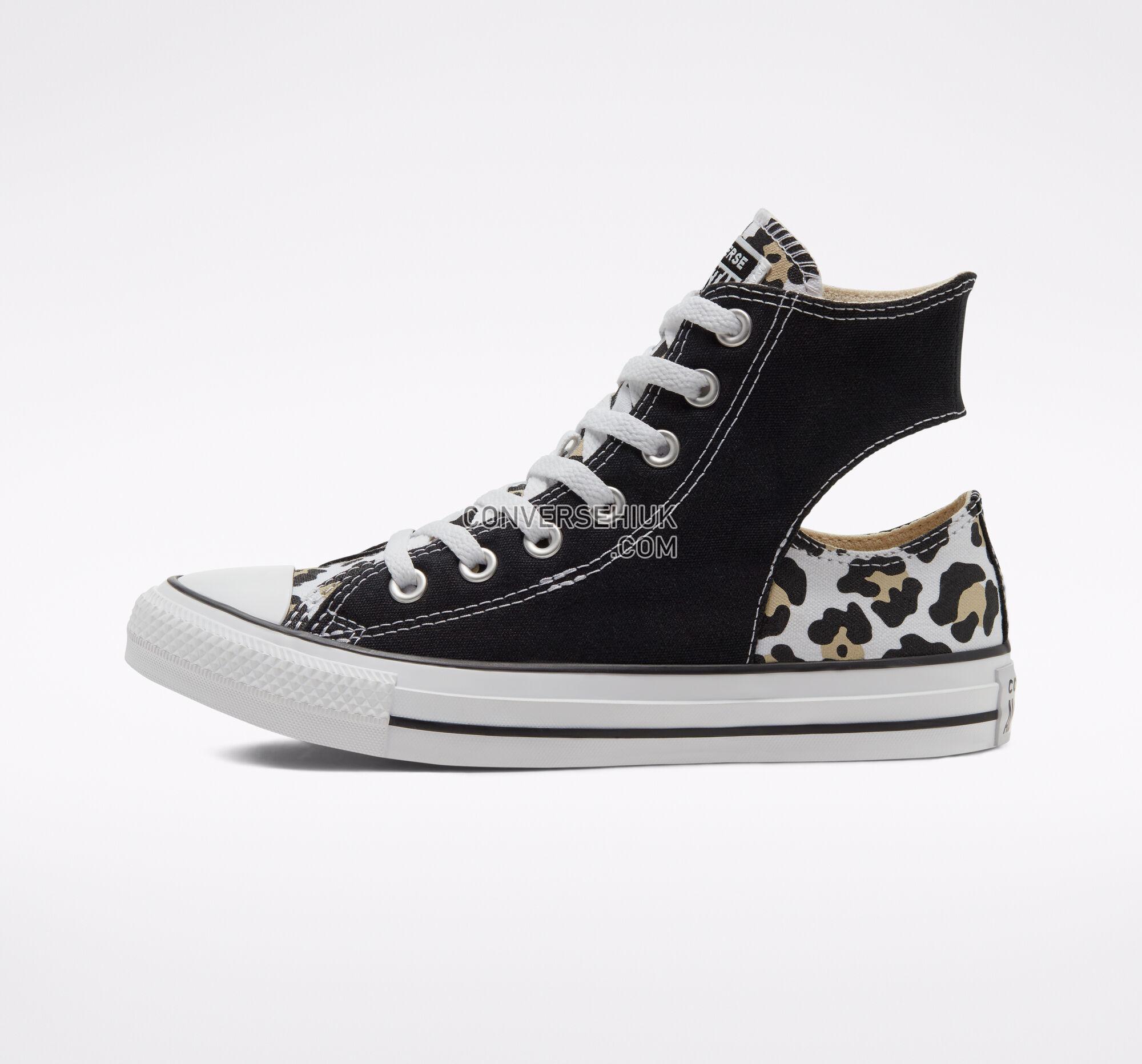 Converse Twisted Upper Chuck Taylor All Star Black/White/Desert Ore 167234C Shoes