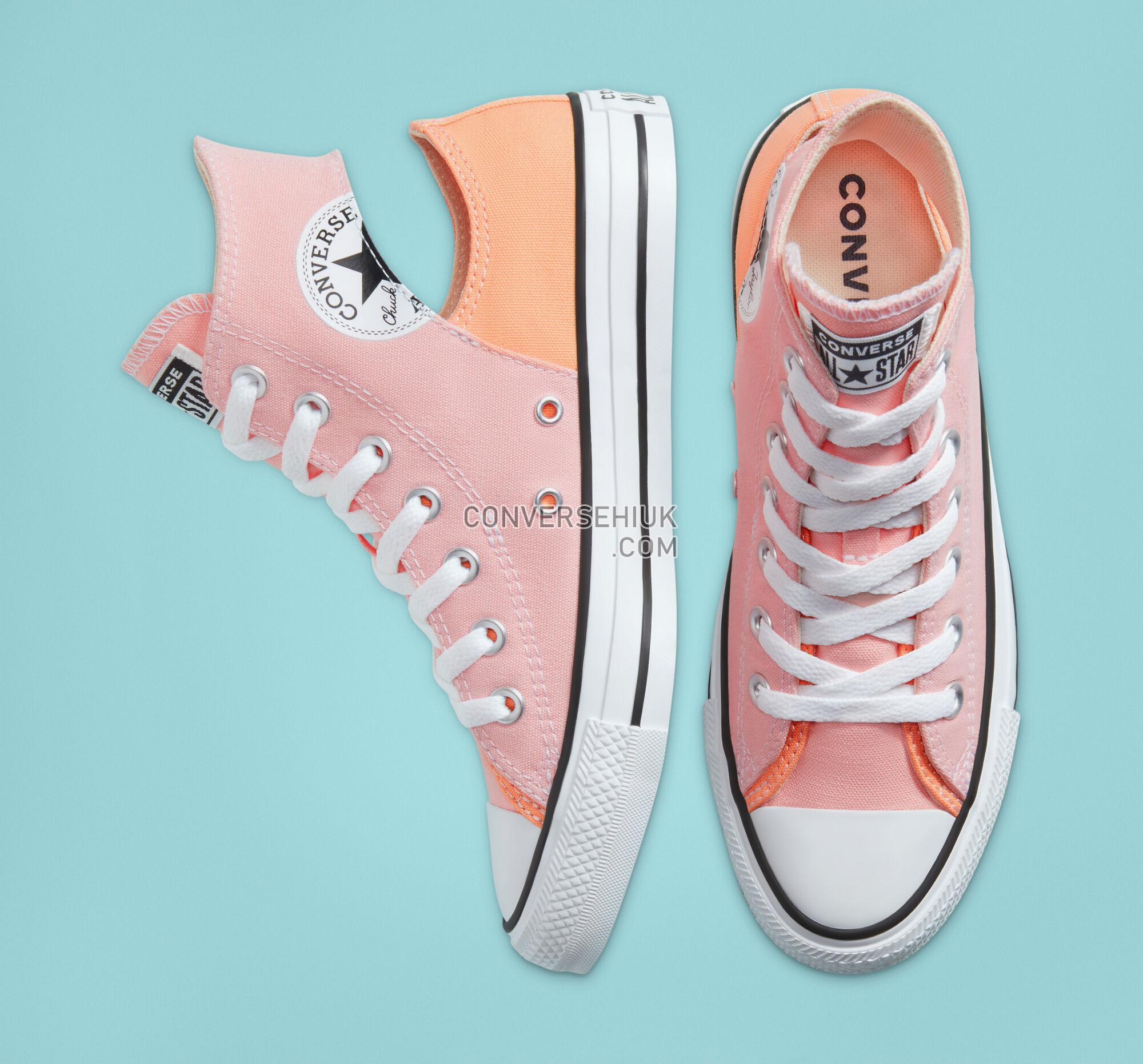 Converse Twisted Upper Chuck Taylor All Star Storm Pink/Fuel Orange/White 167717F Shoes