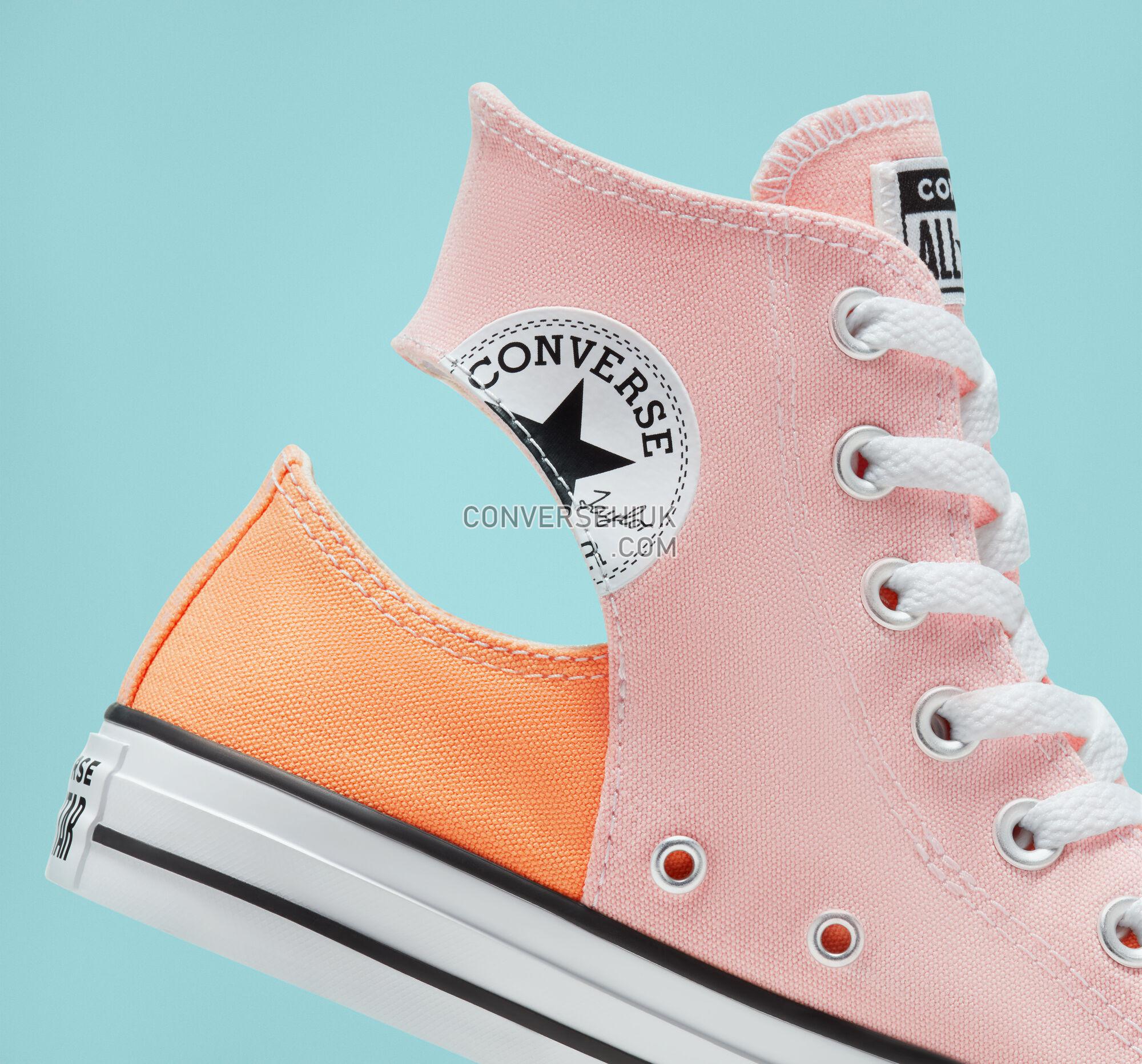 Converse Twisted Upper Chuck Taylor All Star Storm Pink/Fuel Orange/White 167717F Shoes