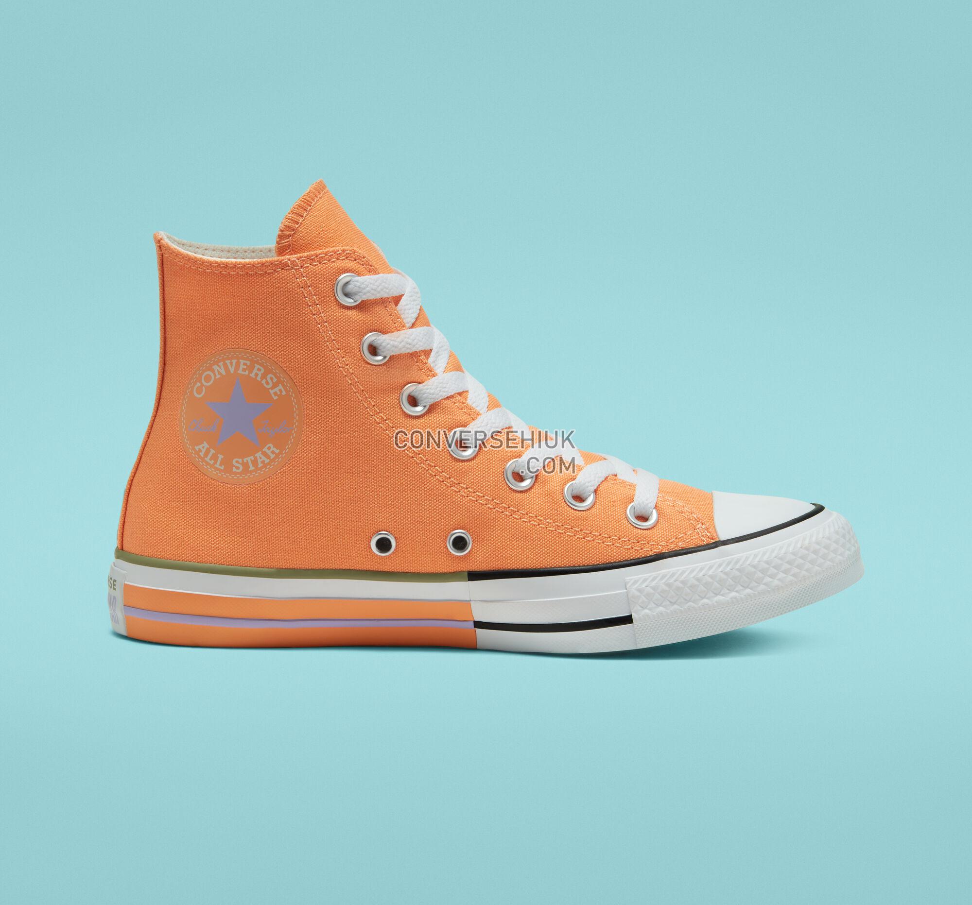 Converse Sunblocked Chuck Taylor All Star Fuel Orange/Moonstone Violet 167634F Shoes