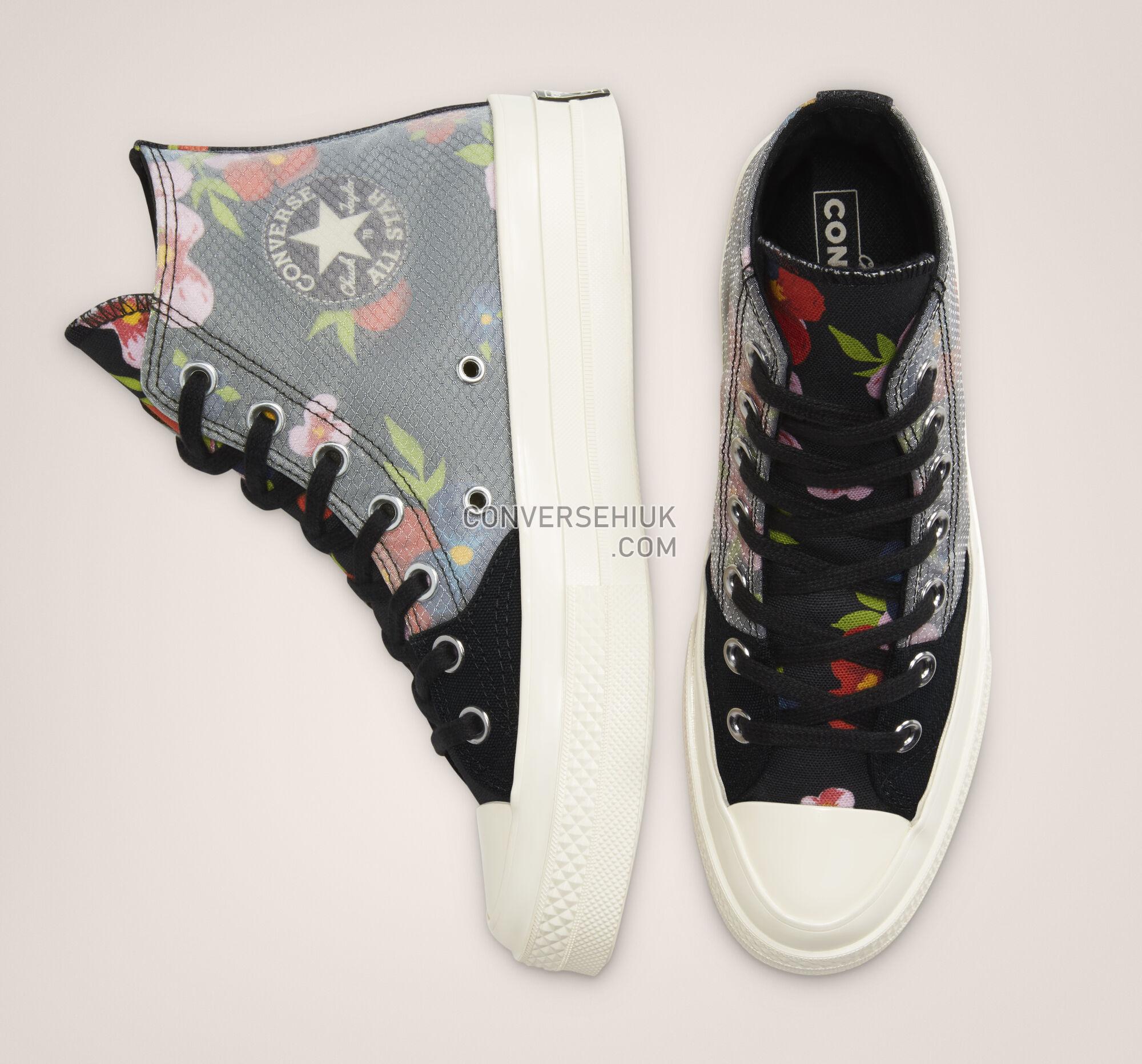 Converse Floral Chuck 70 Black/Multi/Egret 168260C Shoes