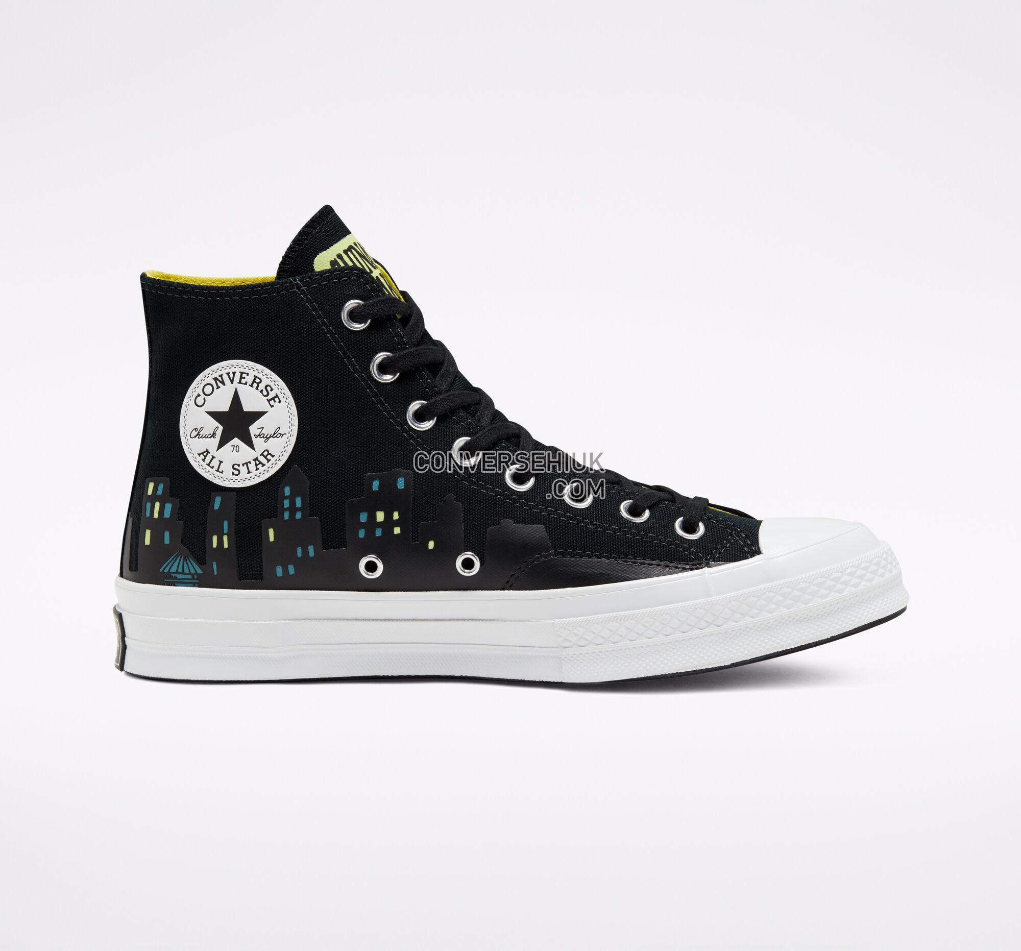 Converse x Batman x Chinatown Market Chuck 70 High Top Black/Blazing Yellow/White 167511C Shoes