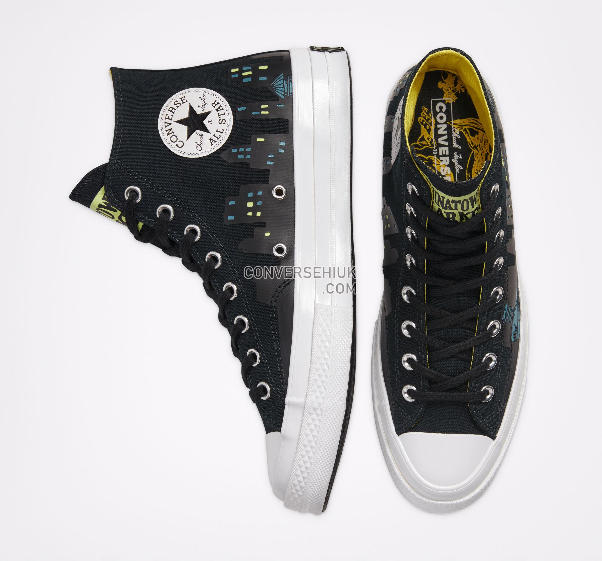 Converse x Batman x Chinatown Market Chuck 70 High Top Black/Blazing Yellow/White 167511C Shoes