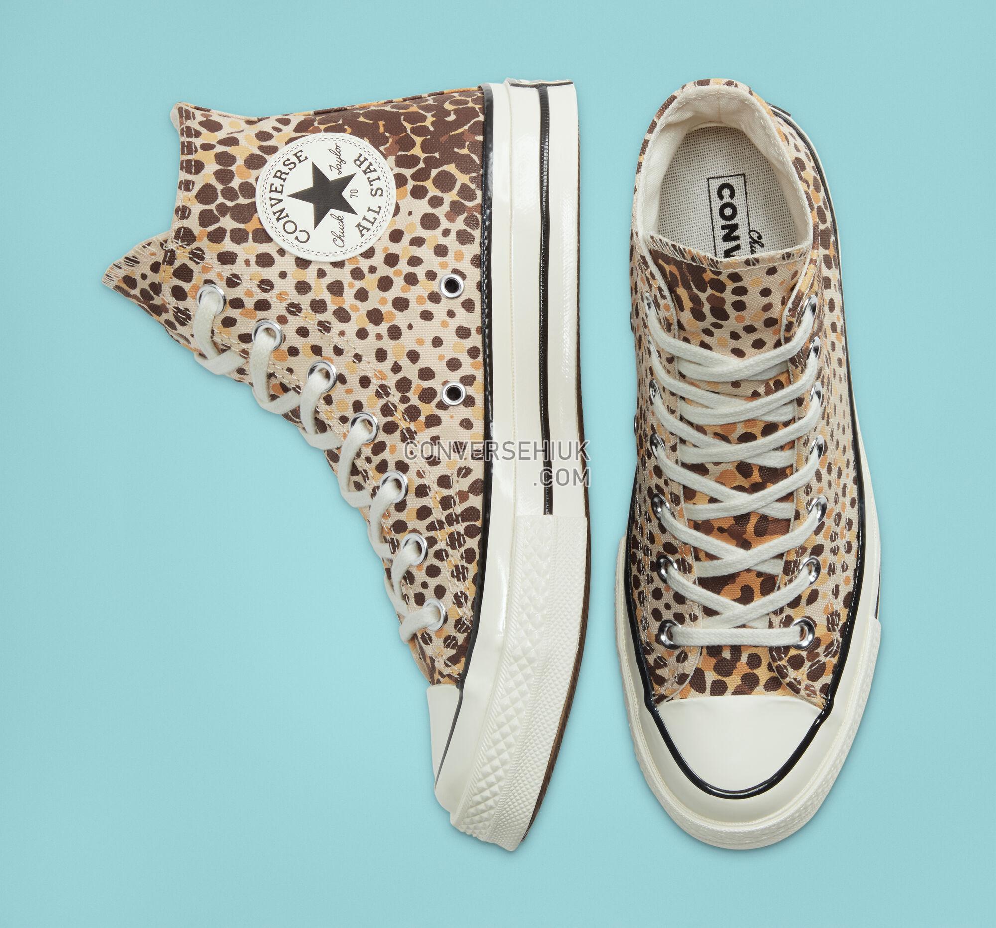 Converse Animal Print Chuck 70 Light Twine/Ale Brown/Egret 167483C Shoes