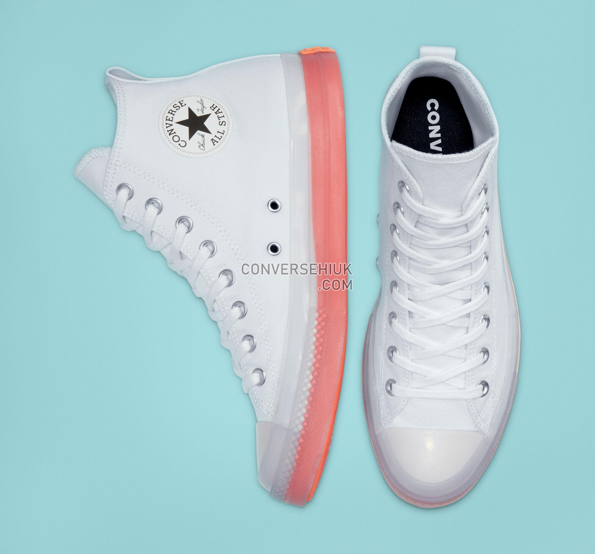 Converse Chuck Taylor All Star CX White/Clear/Wild Mango 167807C Shoes