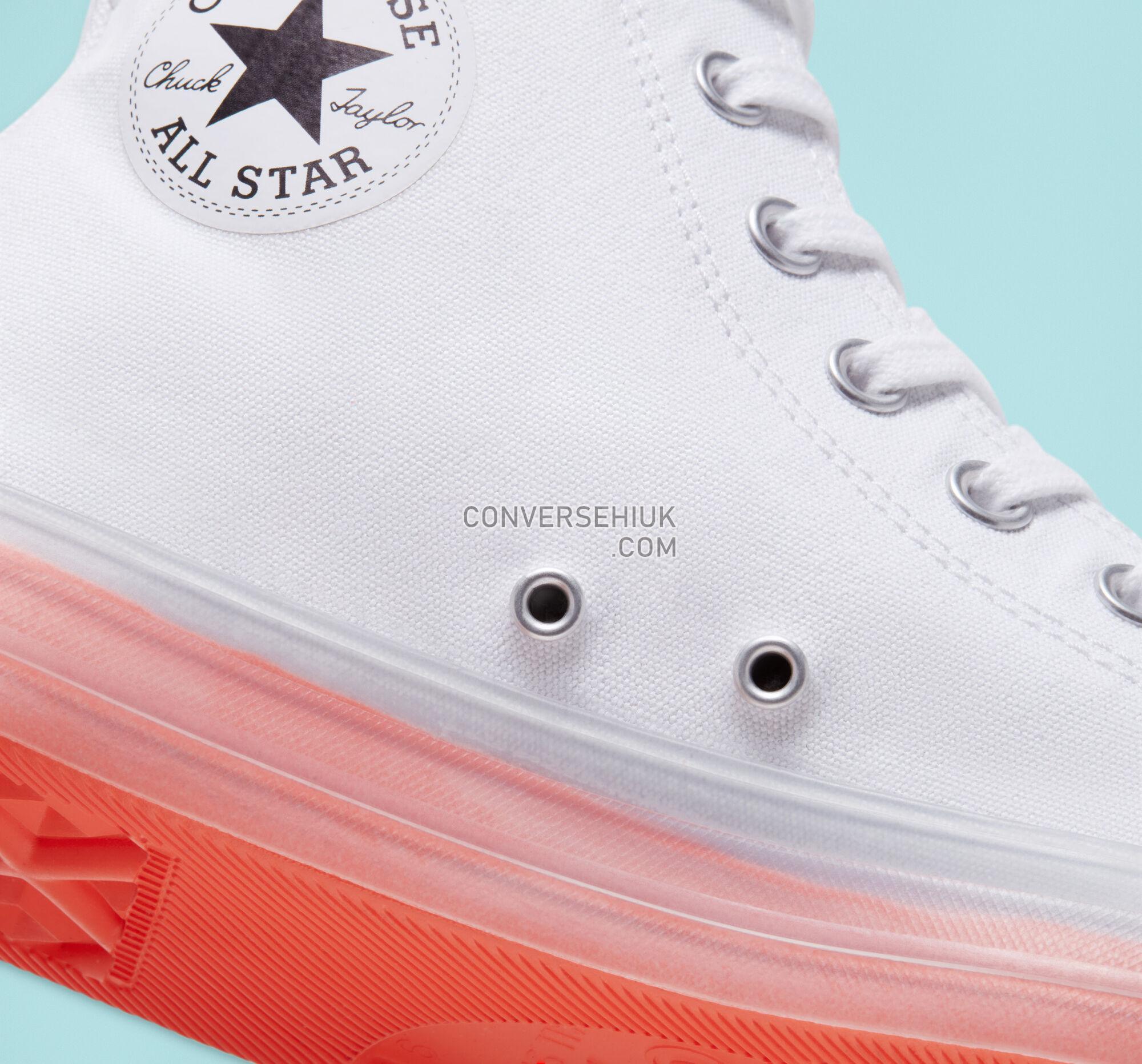 Converse Chuck Taylor All Star CX White/Clear/Wild Mango 167807C Shoes