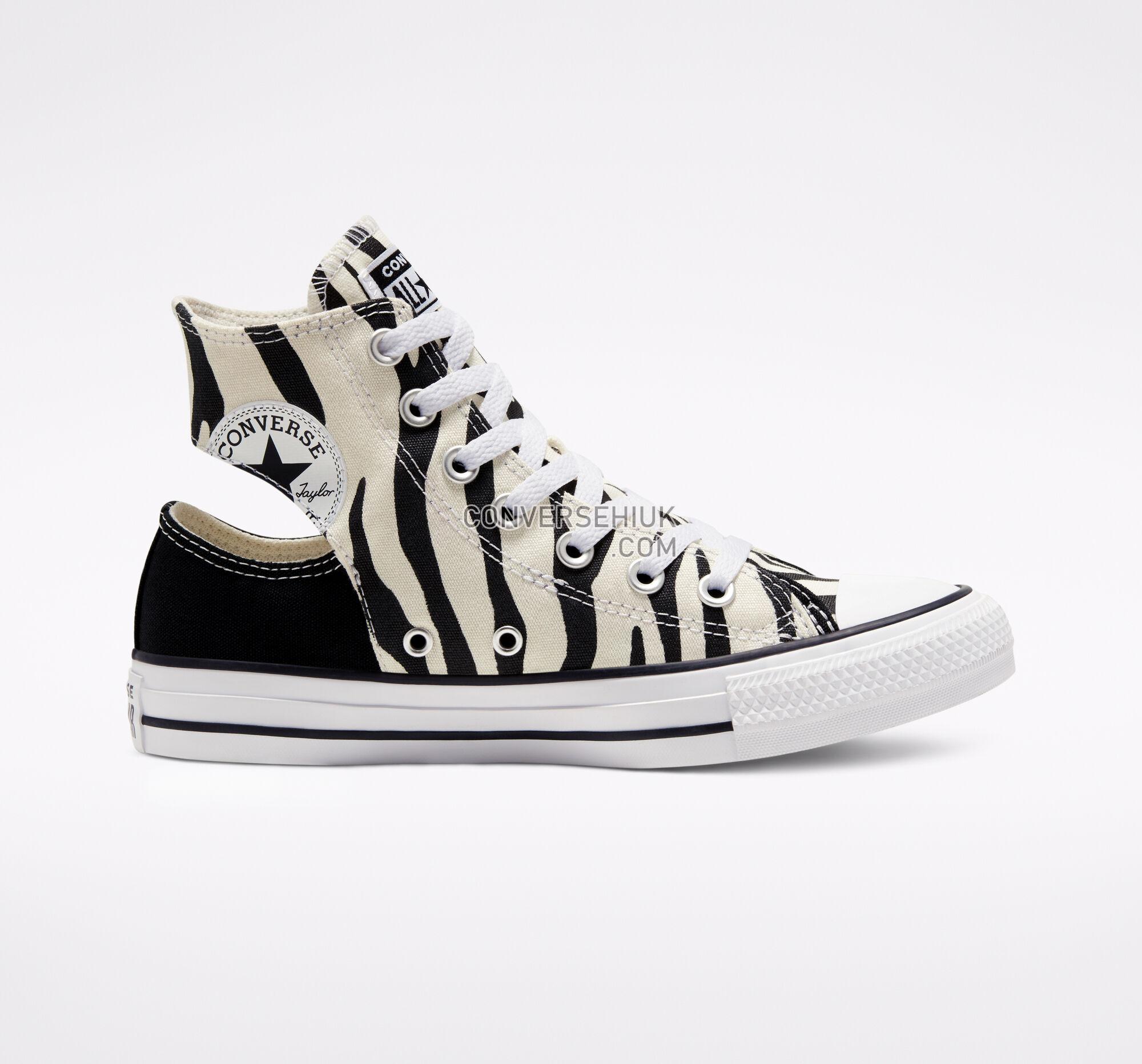 Converse Sunblocked Twisted Upper Chuck Taylor All Star Egret/Black/Black 167718C Shoes