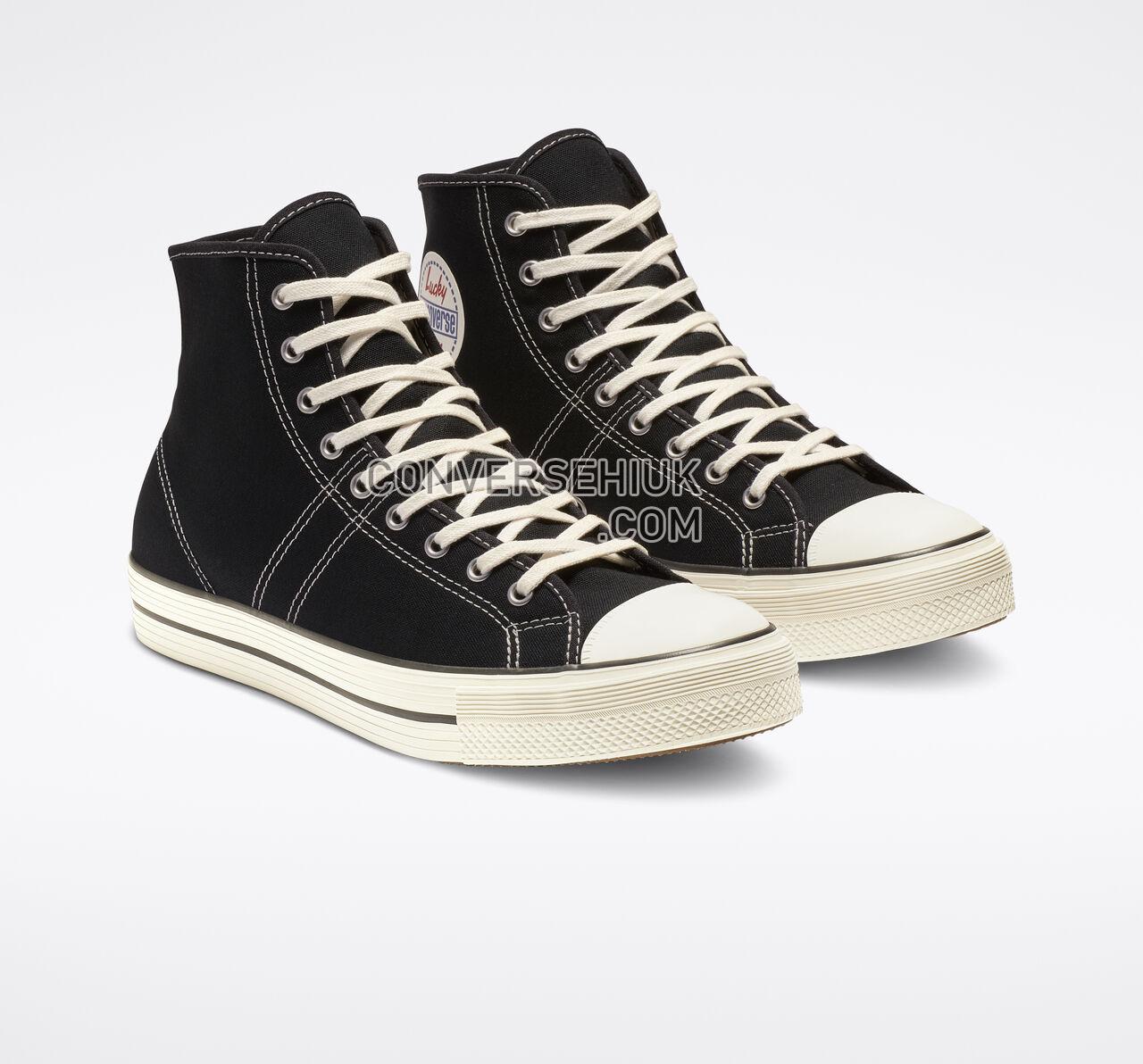 Converse Lucky Star High Top Black/Egret/Egret 163321C Shoes