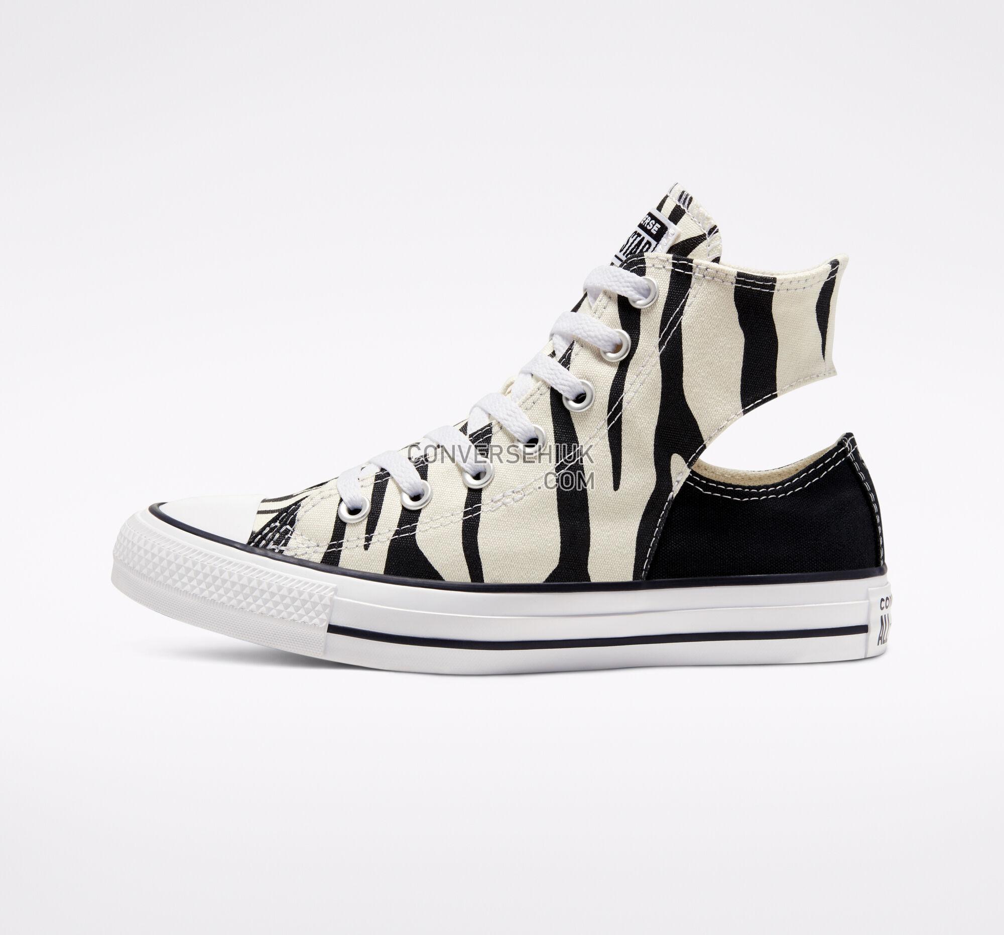 Converse Sunblocked Twisted Upper Chuck Taylor All Star Egret/Black/Black 167718C Shoes