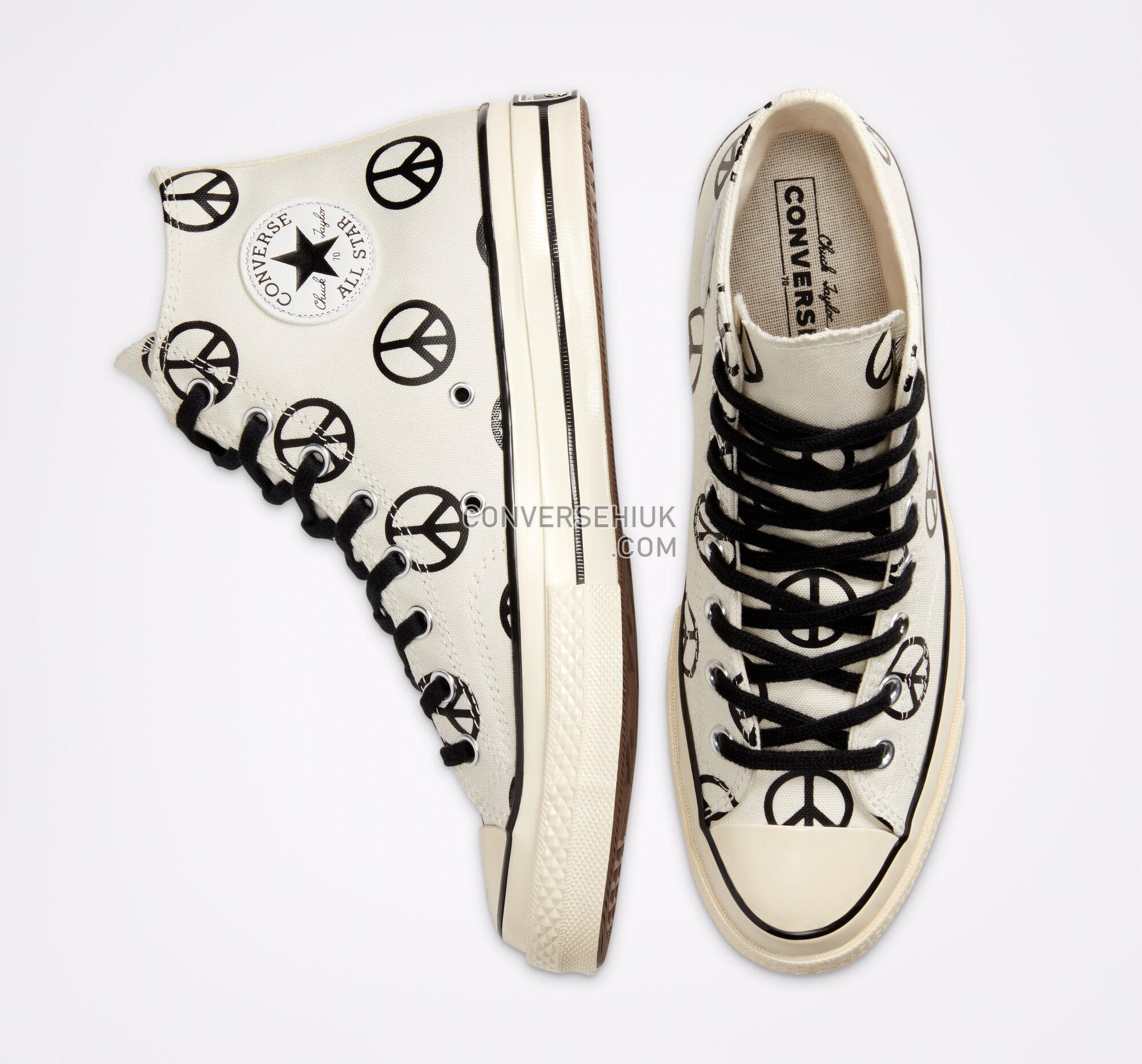 Converse Unleash Peace Chuck 70 Egret/Black/Egret 167912C Shoes