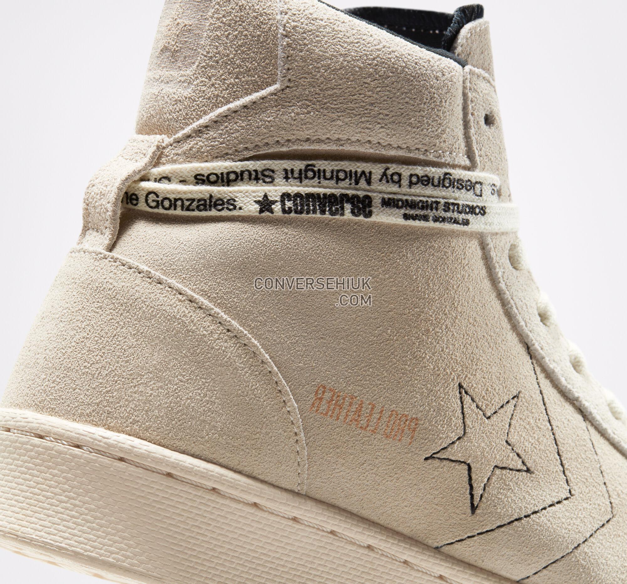 Converse Midnight Studios Pro Leather White/Egret/Black 165630C Shoes