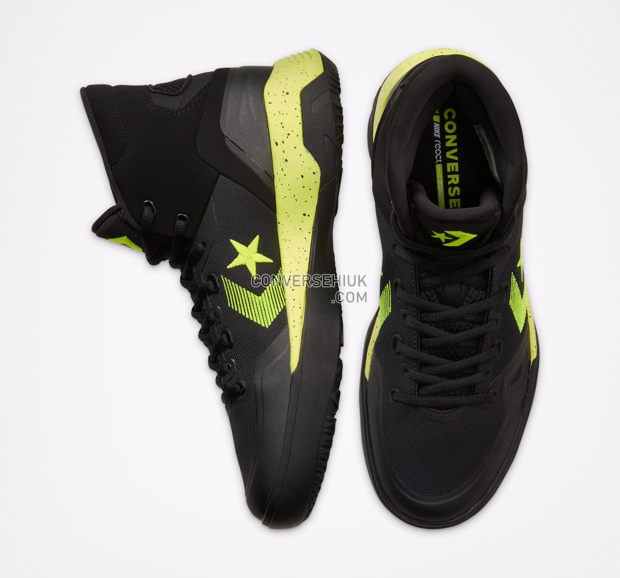 Converse G4 Black/Lemon Venom/Black 165907C Shoes