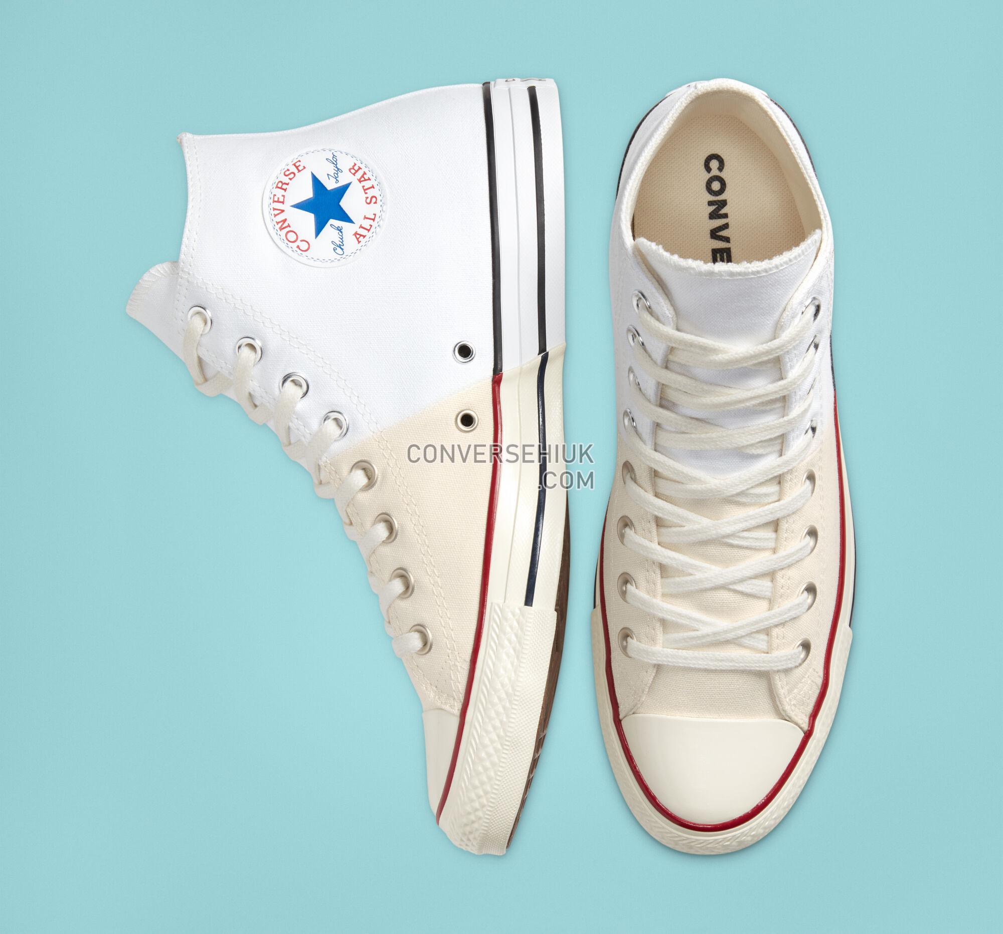 Converse Reconstructed Chuck Taylor All Star White/White/Egret 167963C Shoes