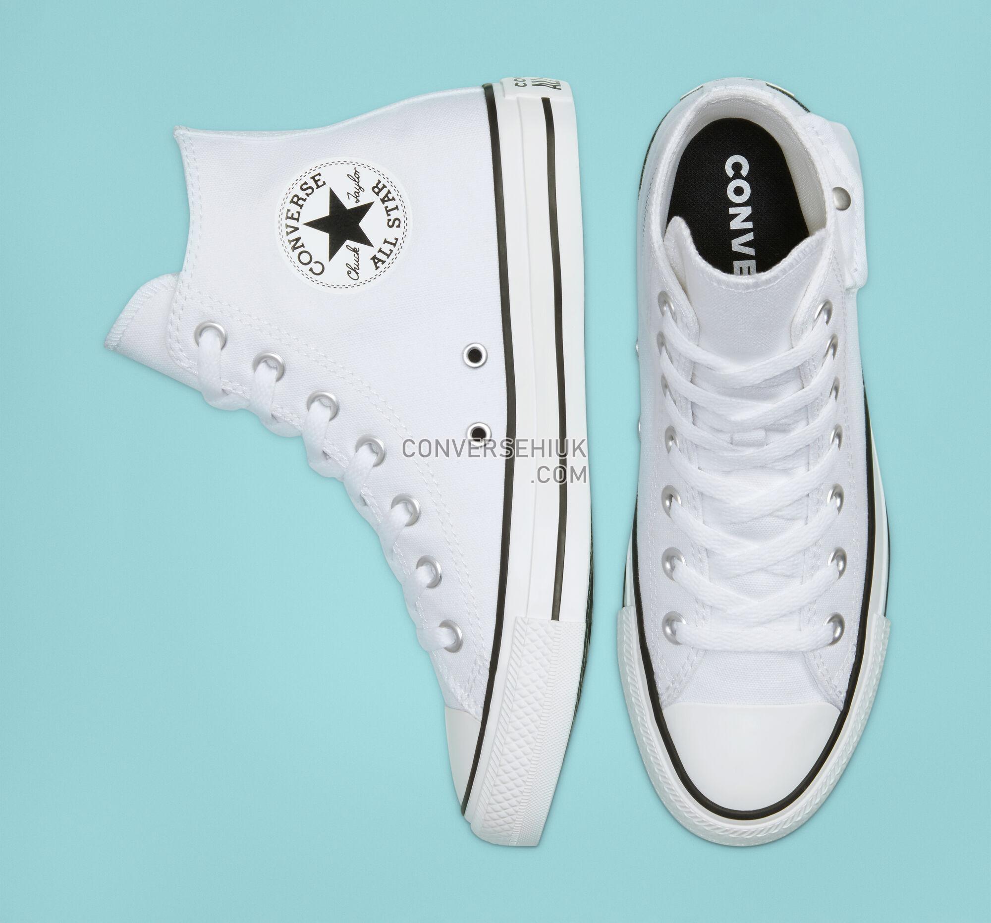 Converse Side Pocket Chuck Taylor All Star White/Black/White 167045F Shoes