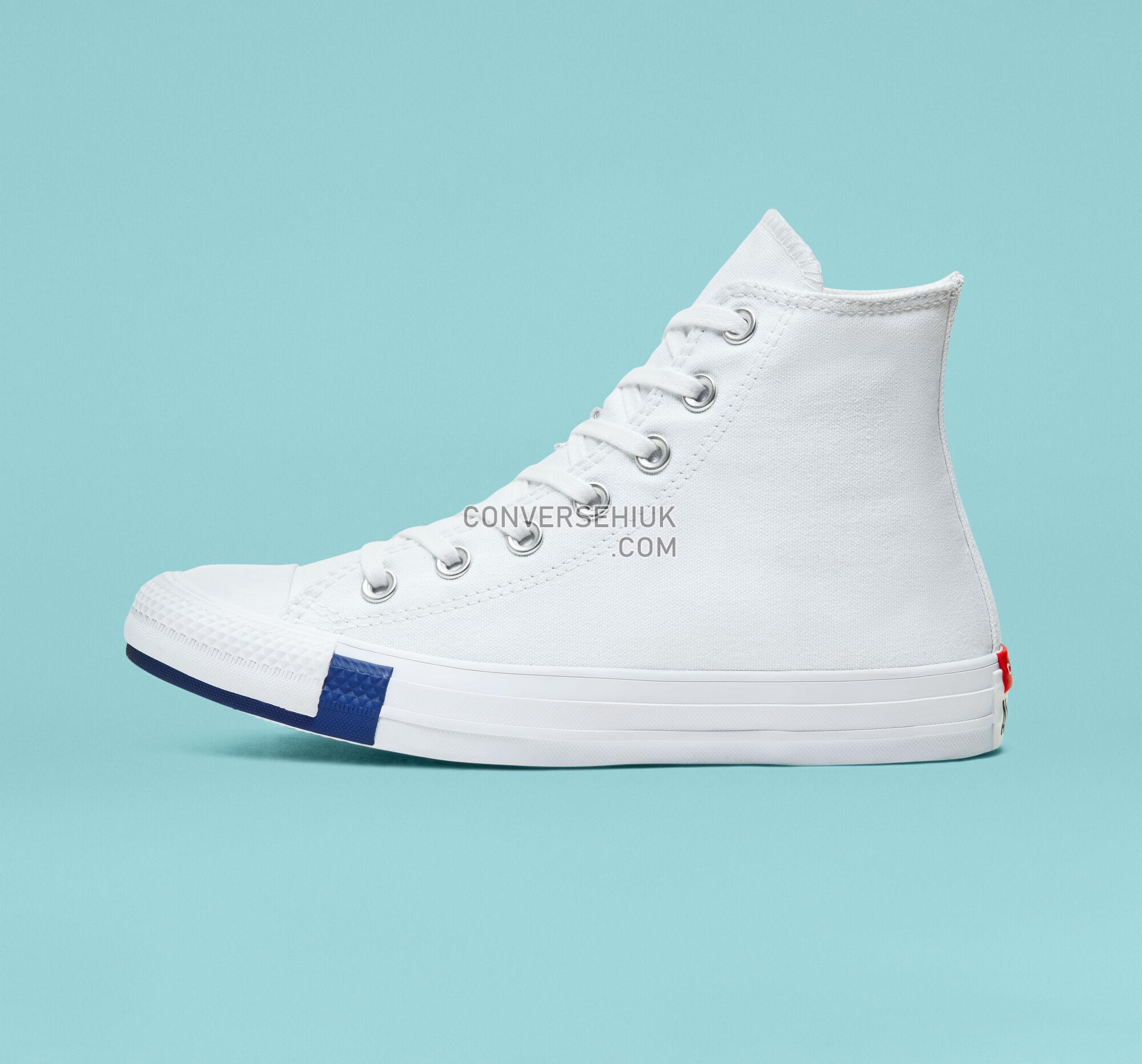 Converse Logo Play Chuck Taylor All Star White/Rush Blue/Rose Maroon 166735C Shoes