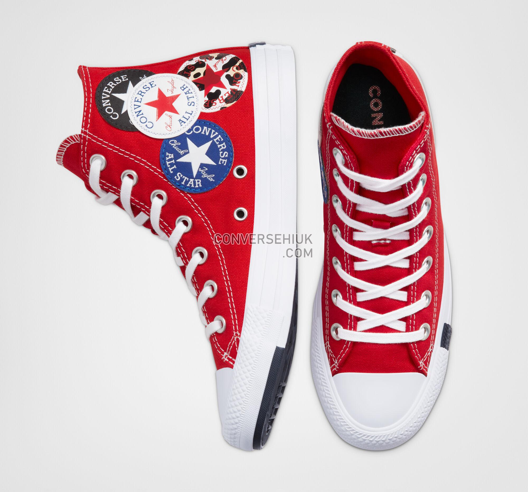 Converse Logo Play Chuck Taylor All Star University Red/Black/Rush Blue 166736C Shoes