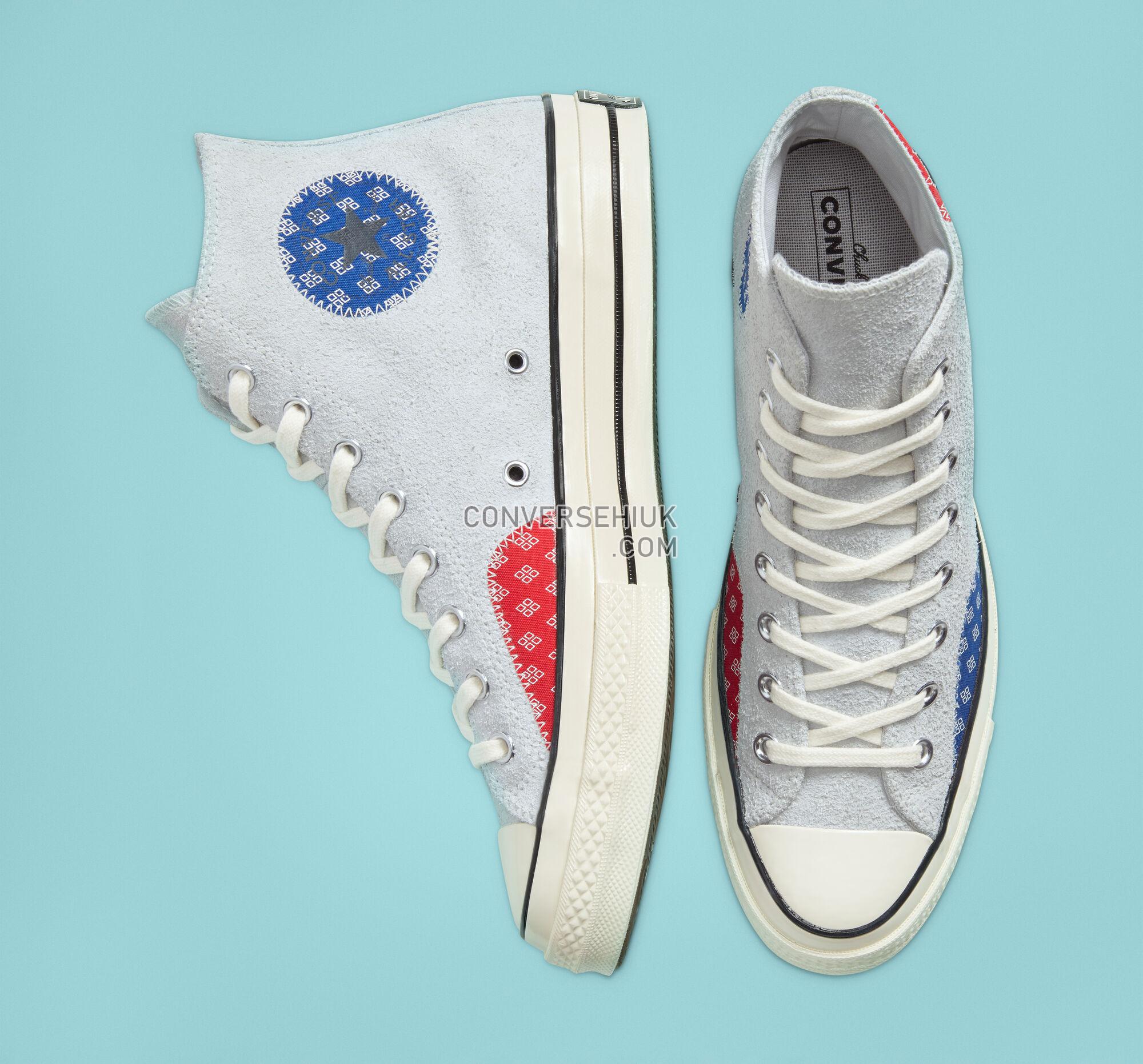 Converse Twisted Prep Chuck 70 Photon Dust/Rush Blue 166854C Shoes