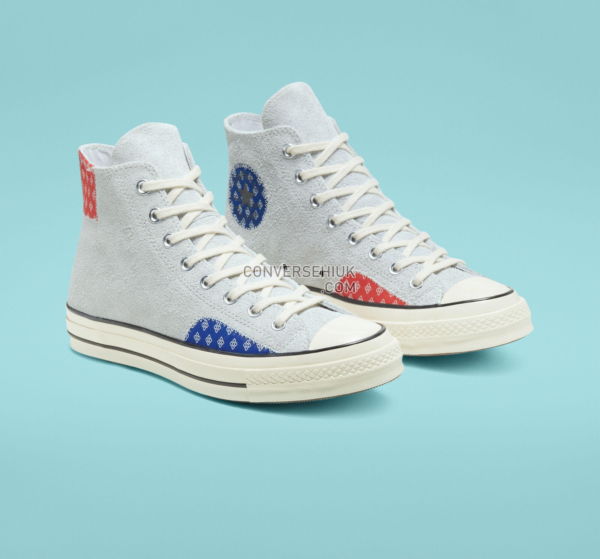 Converse Twisted Prep Chuck 70 Photon Dust/Rush Blue 166854C Shoes