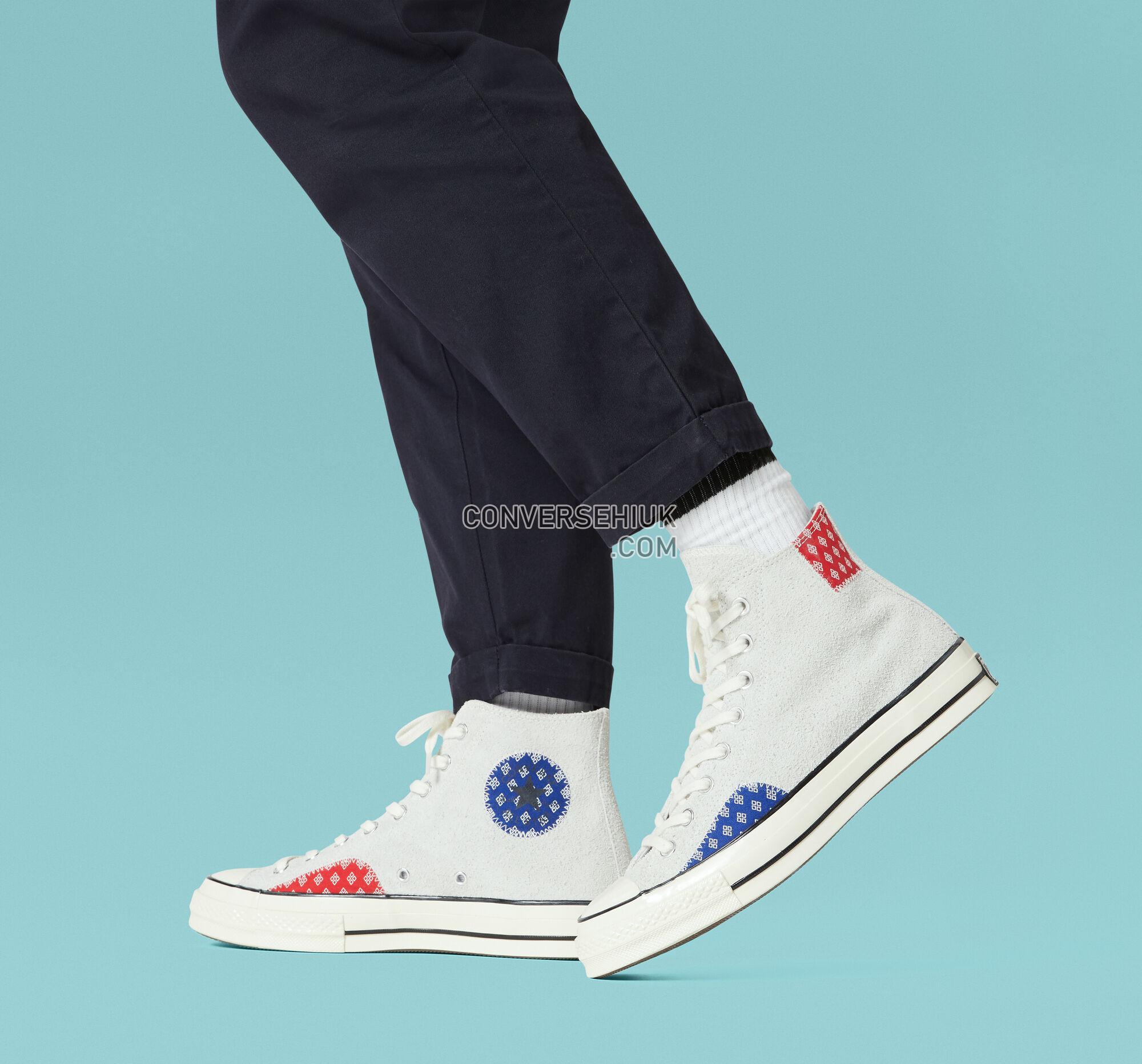 Converse Twisted Prep Chuck 70 Photon Dust/Rush Blue 166854C Shoes