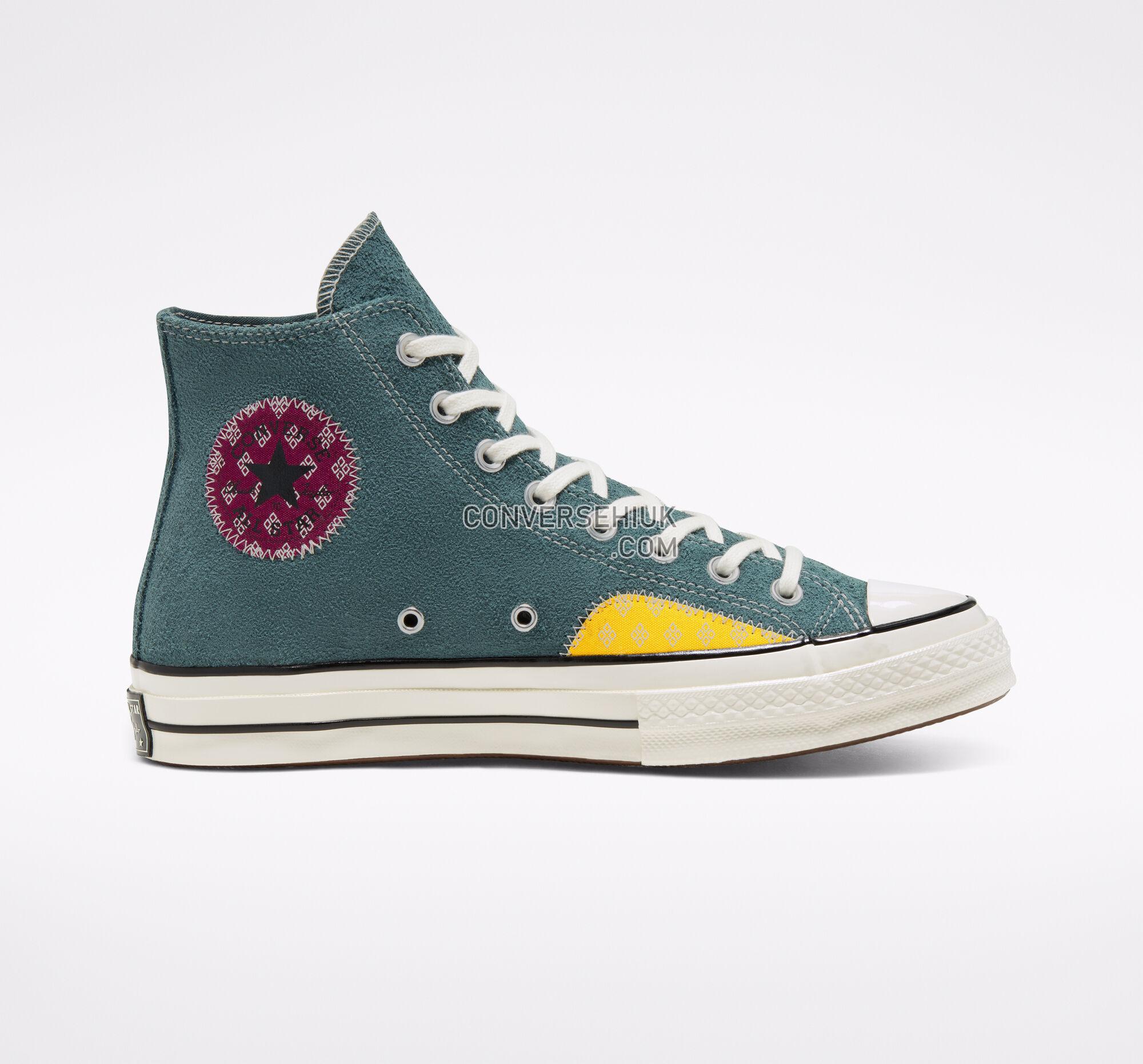 Converse Twisted Prep Chuck 70 Faded Spruce/Amarillo 166853C Shoes