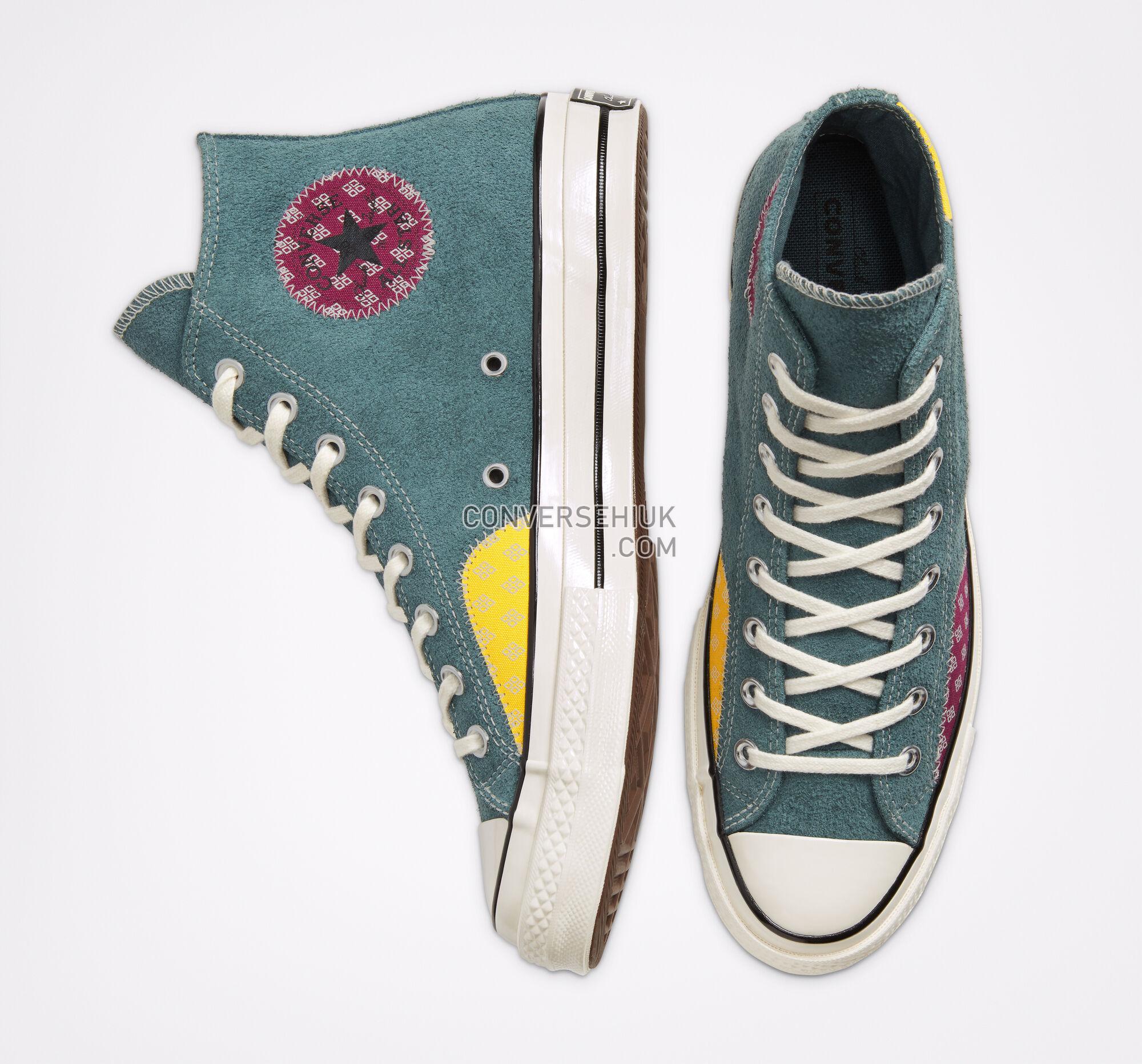 Converse Twisted Prep Chuck 70 Faded Spruce/Amarillo 166853C Shoes