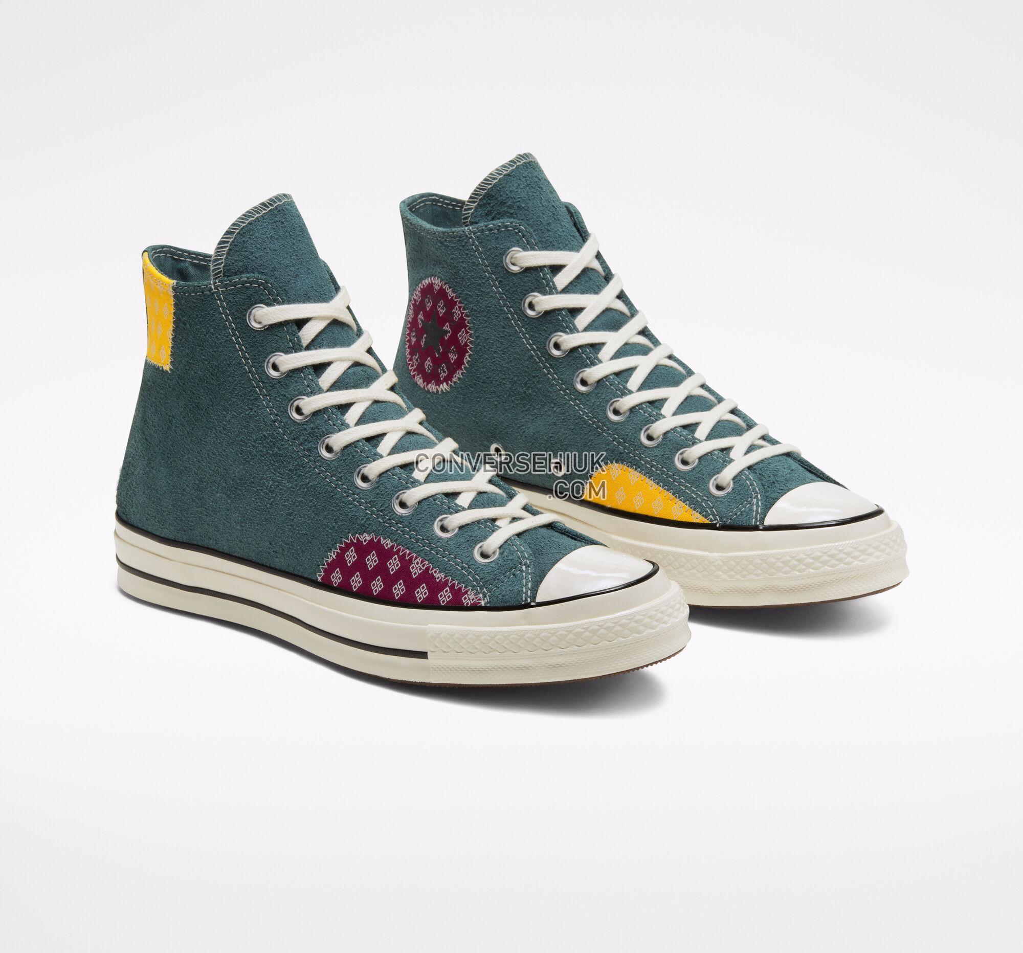 Converse Twisted Prep Chuck 70 Faded Spruce/Amarillo 166853C Shoes