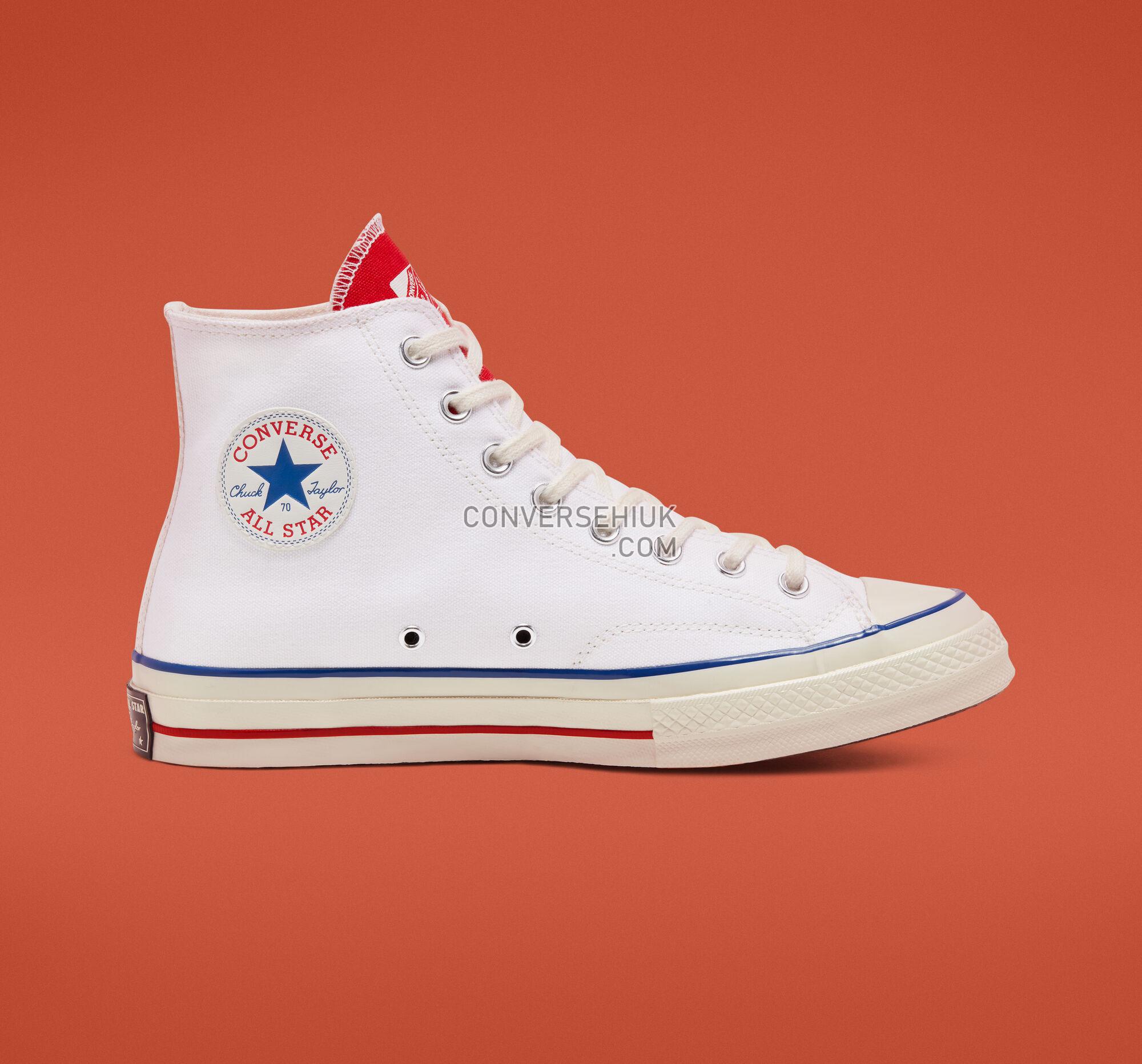 Converse Varsity Remix Chuck 70 White/University Red/Egret 166826C Shoes