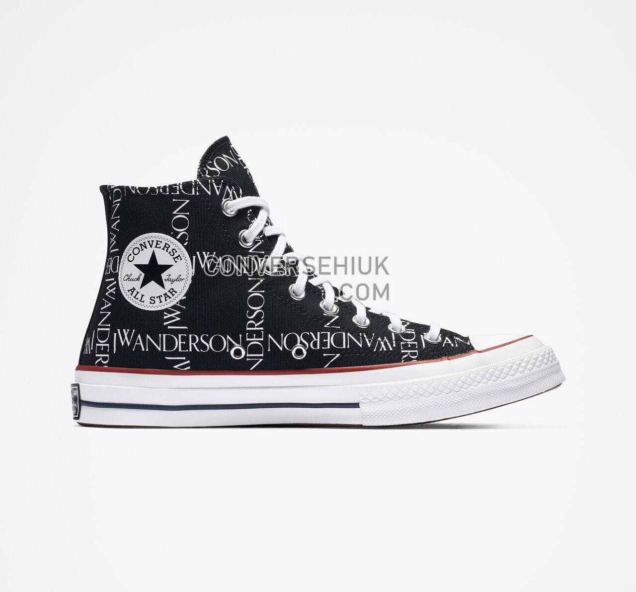 Converse x JW Anderson Chuck 70 Grid Black/White/Insignia Red 160807C Shoes