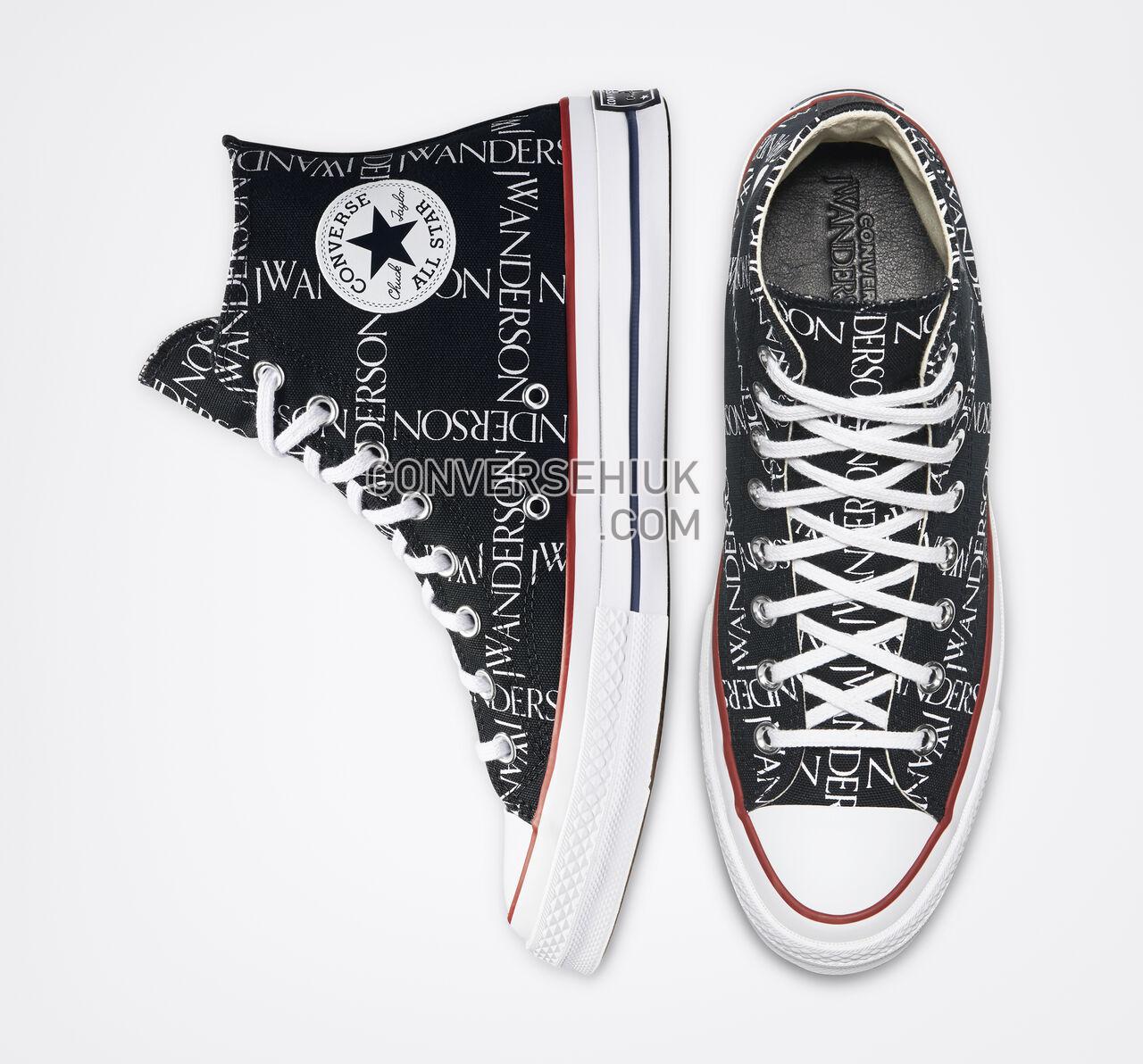 Converse x JW Anderson Chuck 70 Grid Black/White/Insignia Red 160807C Shoes