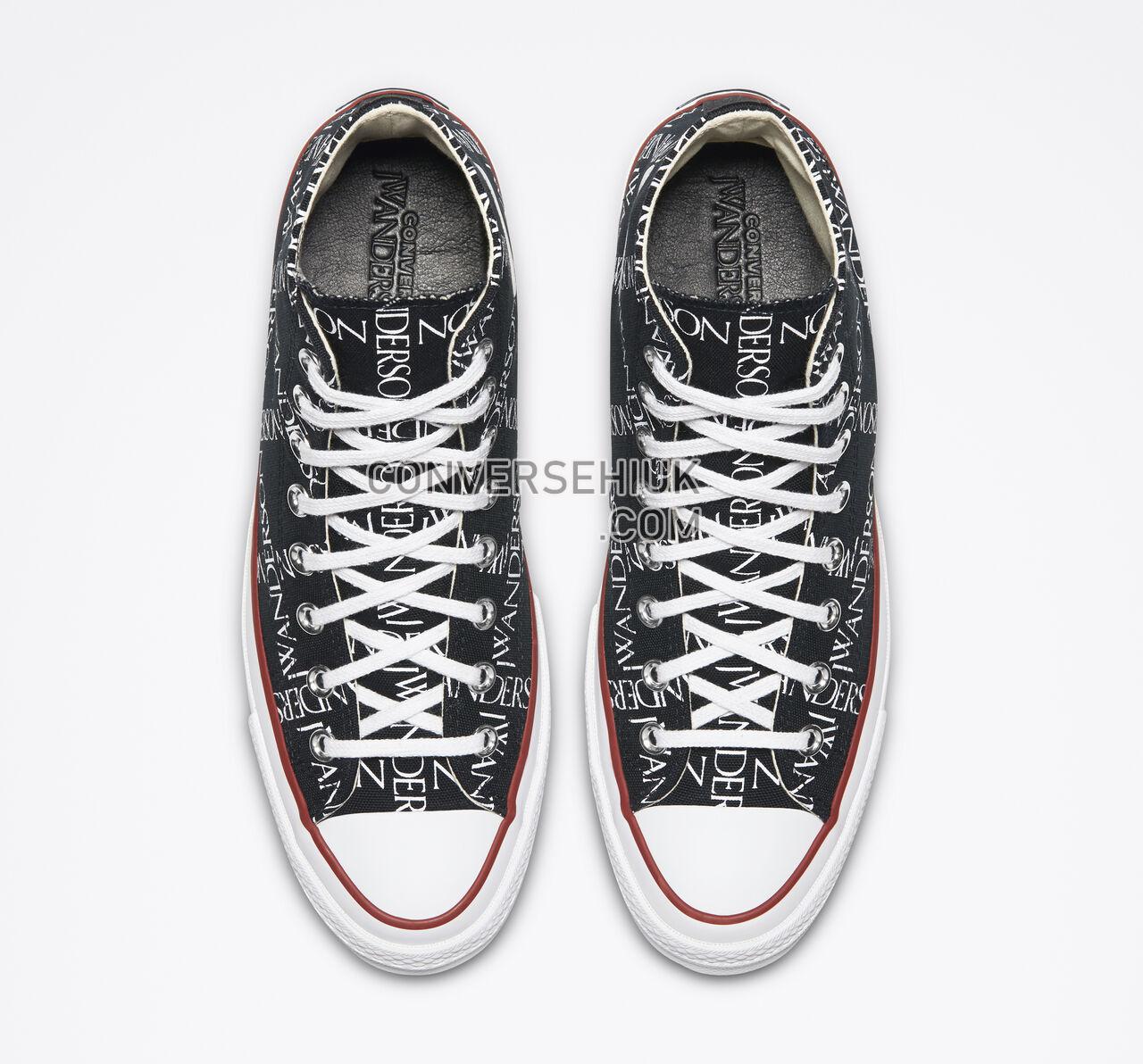 Converse x JW Anderson Chuck 70 Grid Black/White/Insignia Red 160807C Shoes