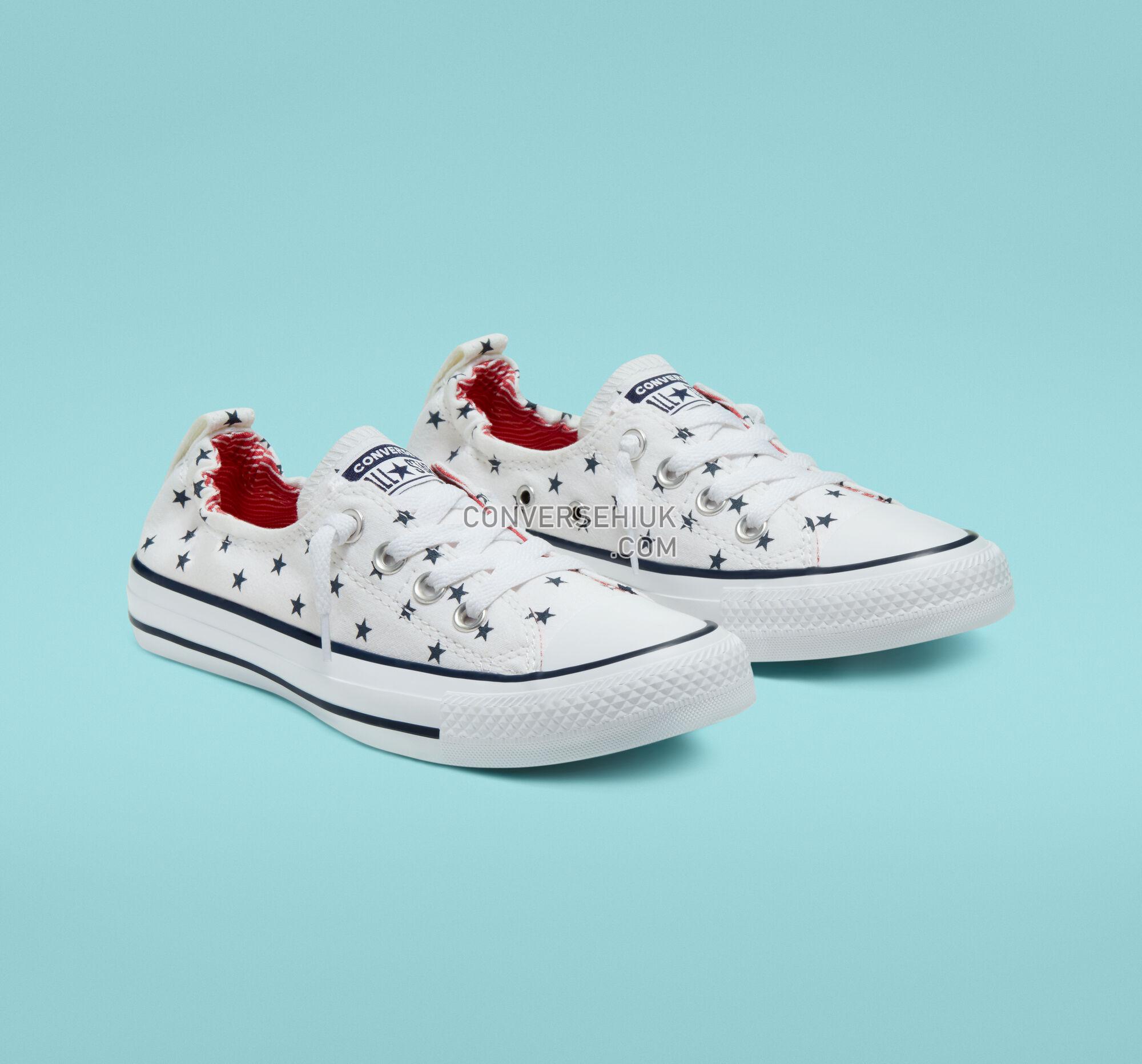 Converse Stars Stripes Chuck Taylor All Star Shoreline Slip White/Obsidian/University Red 567731F Shoes