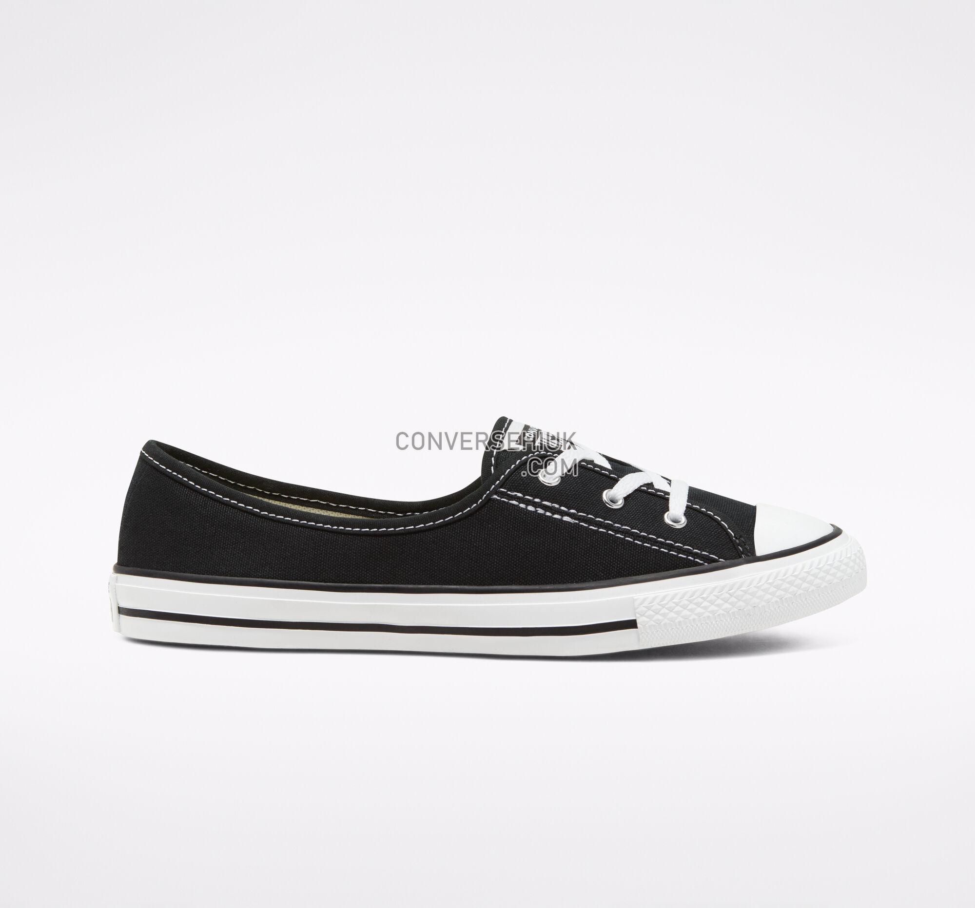 Converse Ballet Lace Chuck Taylor All Star Slip Black/White/Black 566775F Shoes