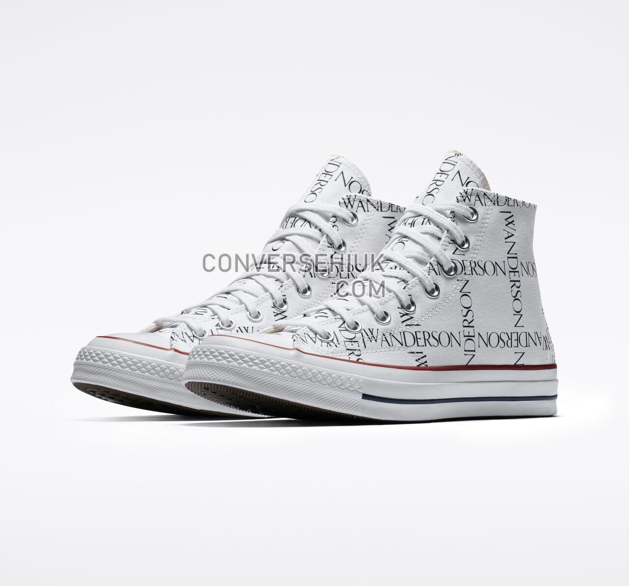 Converse x JW Anderson Chuck 70 Grid White/Black/Insignia Red 160808C Shoes