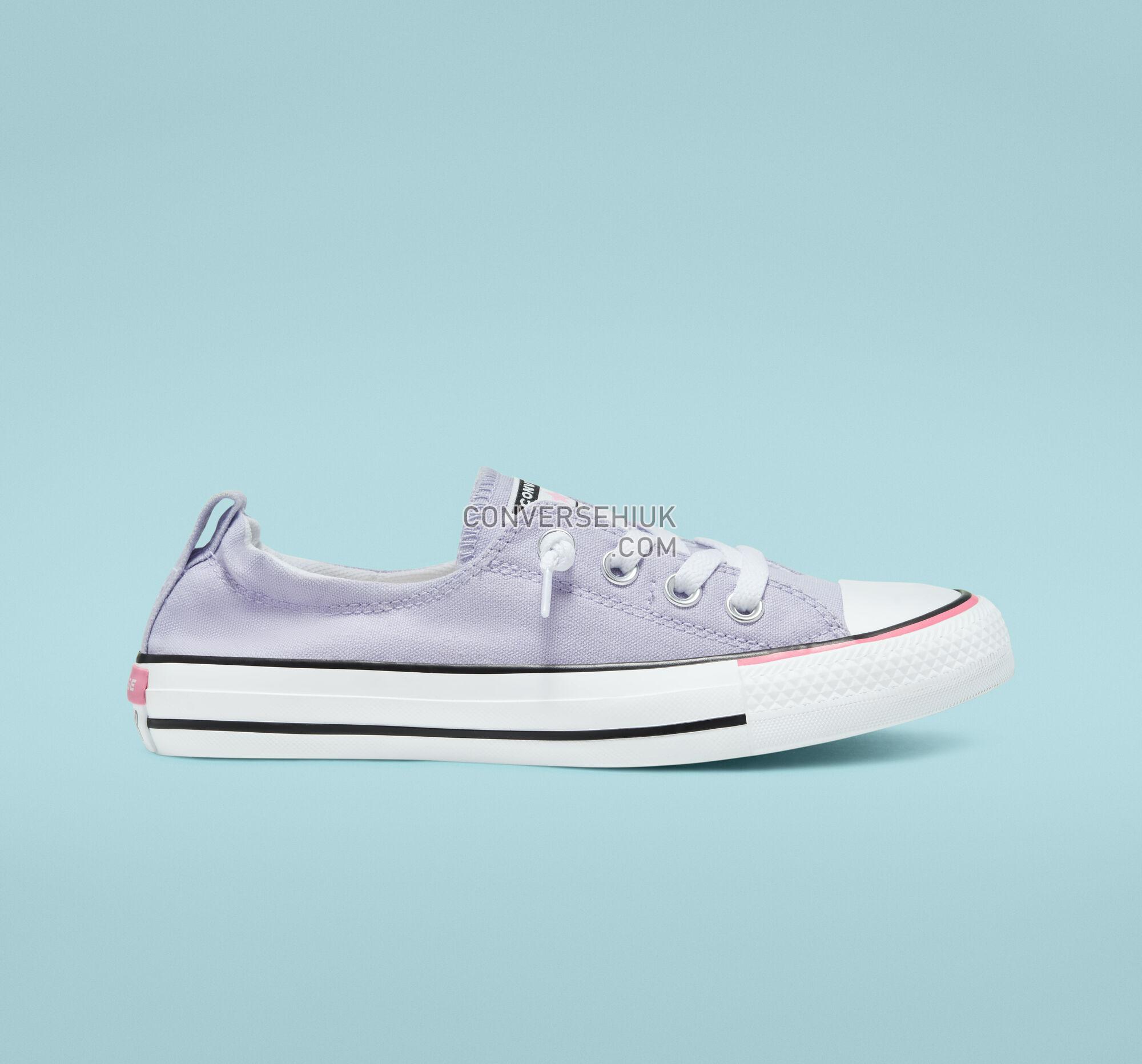 Converse Sunblocked Chuck Taylor All Star Shoreline Slip Moonstone Violet/White/Black 567733F Shoes