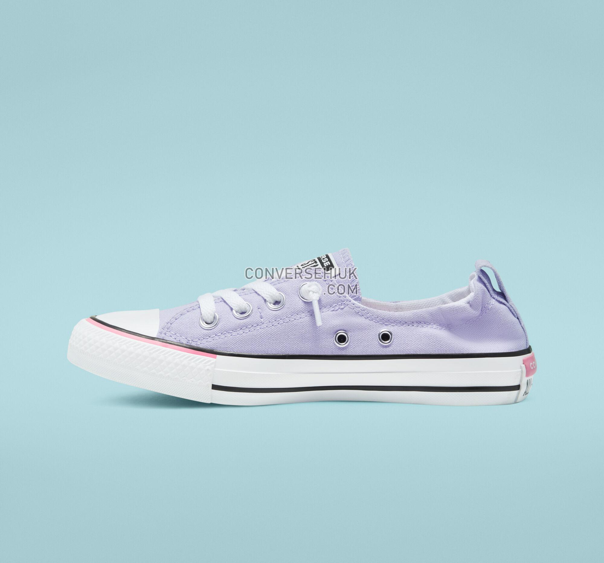 Converse Sunblocked Chuck Taylor All Star Shoreline Slip Moonstone Violet/White/Black 567733F Shoes